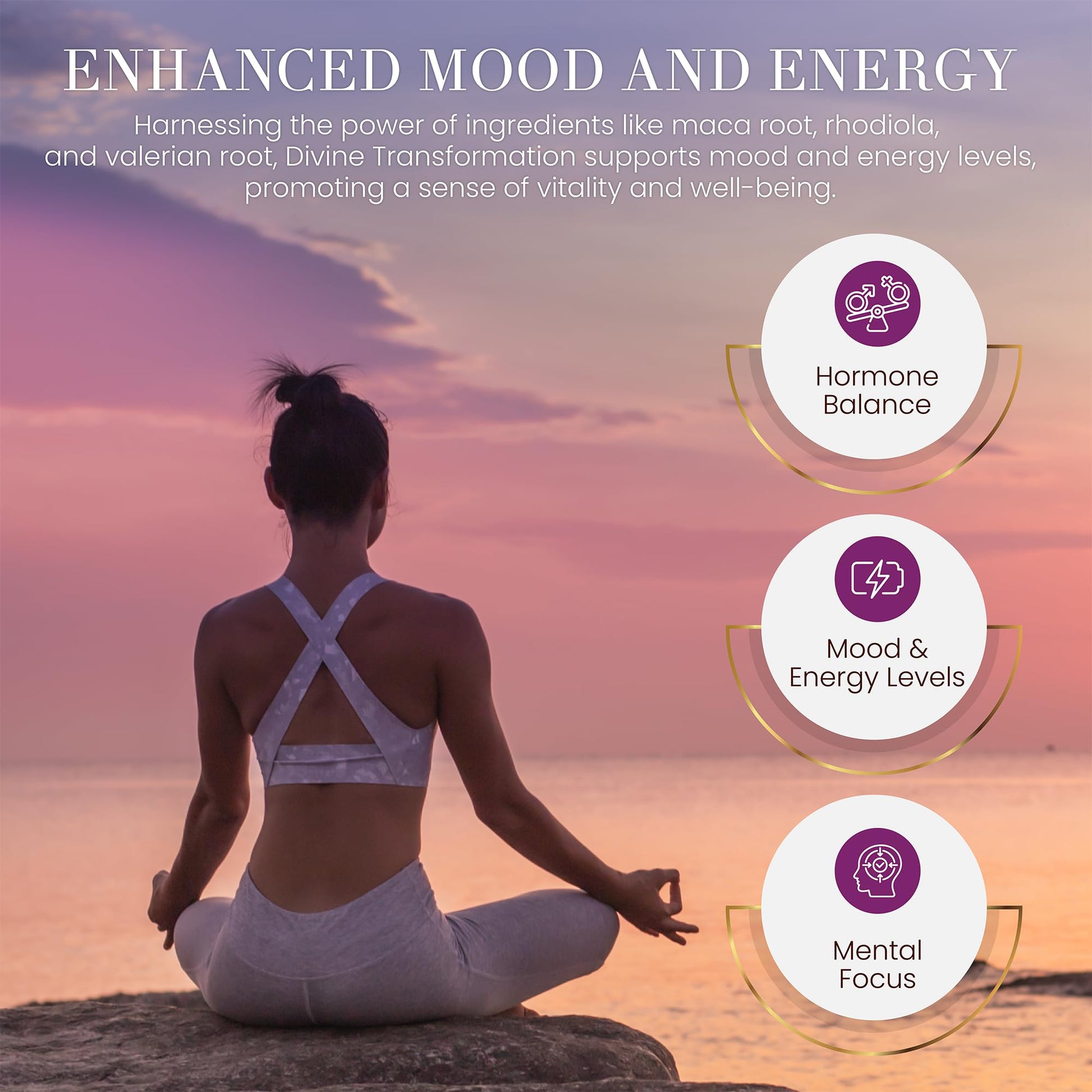 Black Cohosh for Menopause Hot Flashes – Maca Root & Holy Basil Supplement for Hormone Balance – Chasteberry, Rhodiola, Valerian Root, Saw Palmetto, and Red Clover for Natural Menopause Relief - Medaid International