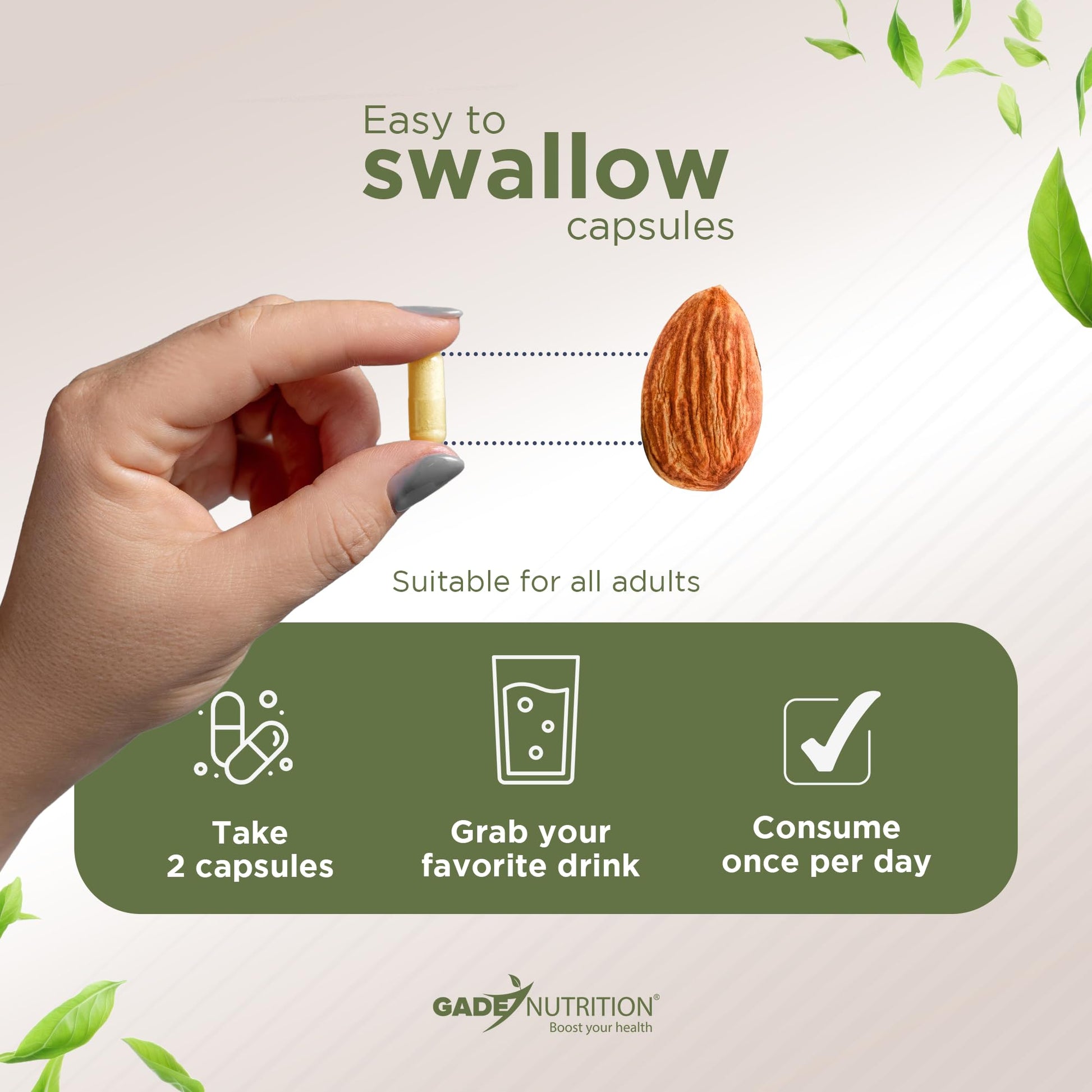 Gade Nutrition Quercetin with Bromelain Vitamin C and Zinc Vitamin D3 | Immune Support Supplement in Capsules | Non-GMO, Gluten-Free, Vegan | Made in The USA | 2 Month Supply - Medaid International