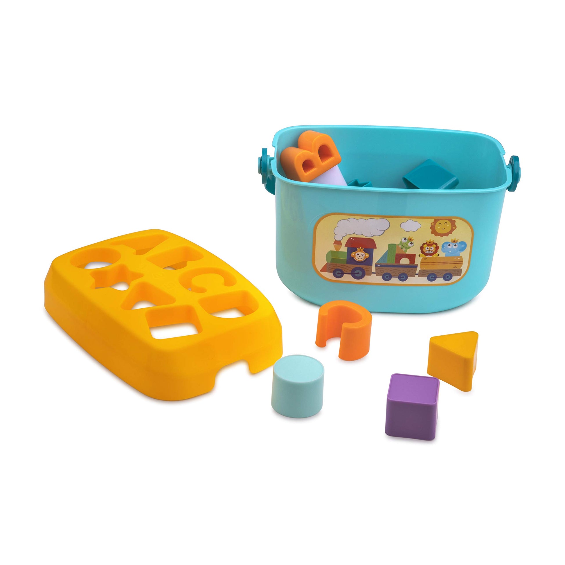 Playkidz Shape Sorter Baby and Toddler Toy, ABC and Shape Pieces, Sorting Shape Game, Developmental Toy for Children 18 Months+ - Medaid International