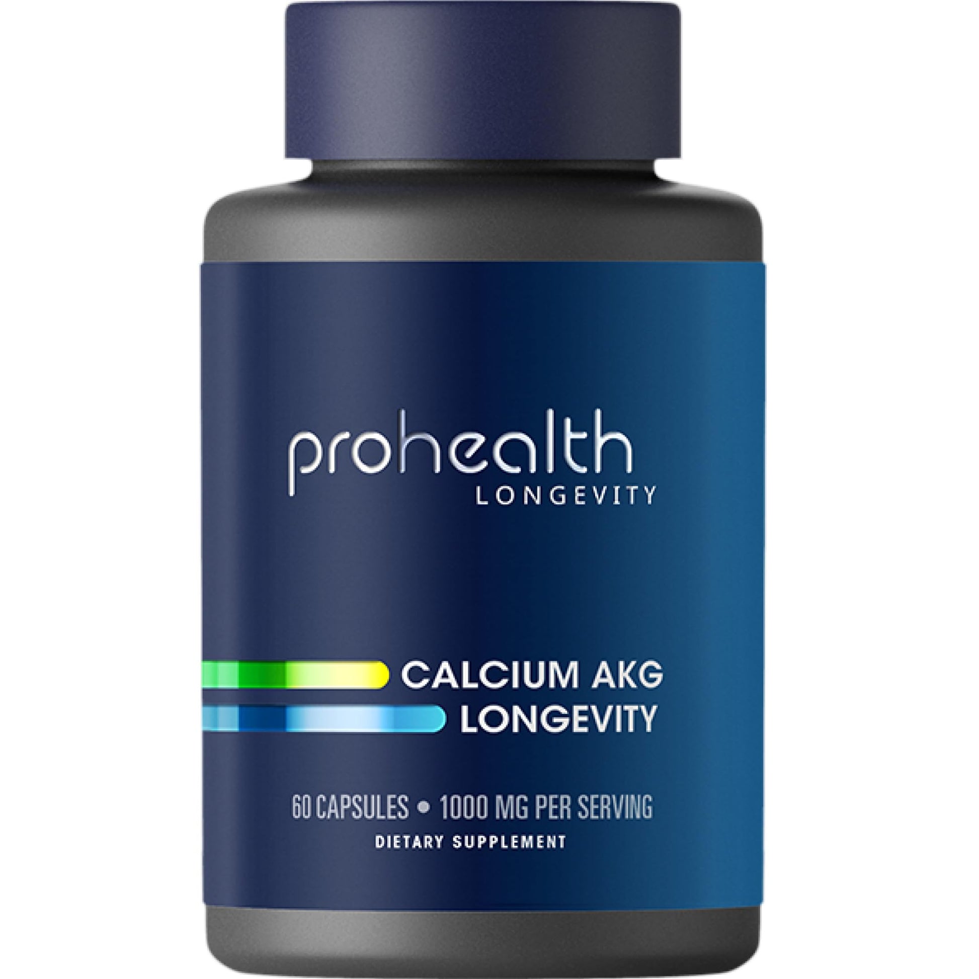 ProHealth, Ca AKG Supplement (Alpha Ketoglutarate) (1,000 mg per 2 Capsule Serving, 60 Capsules). Supports Metabolic Function and Healthy Aging Processes. - Medaid International