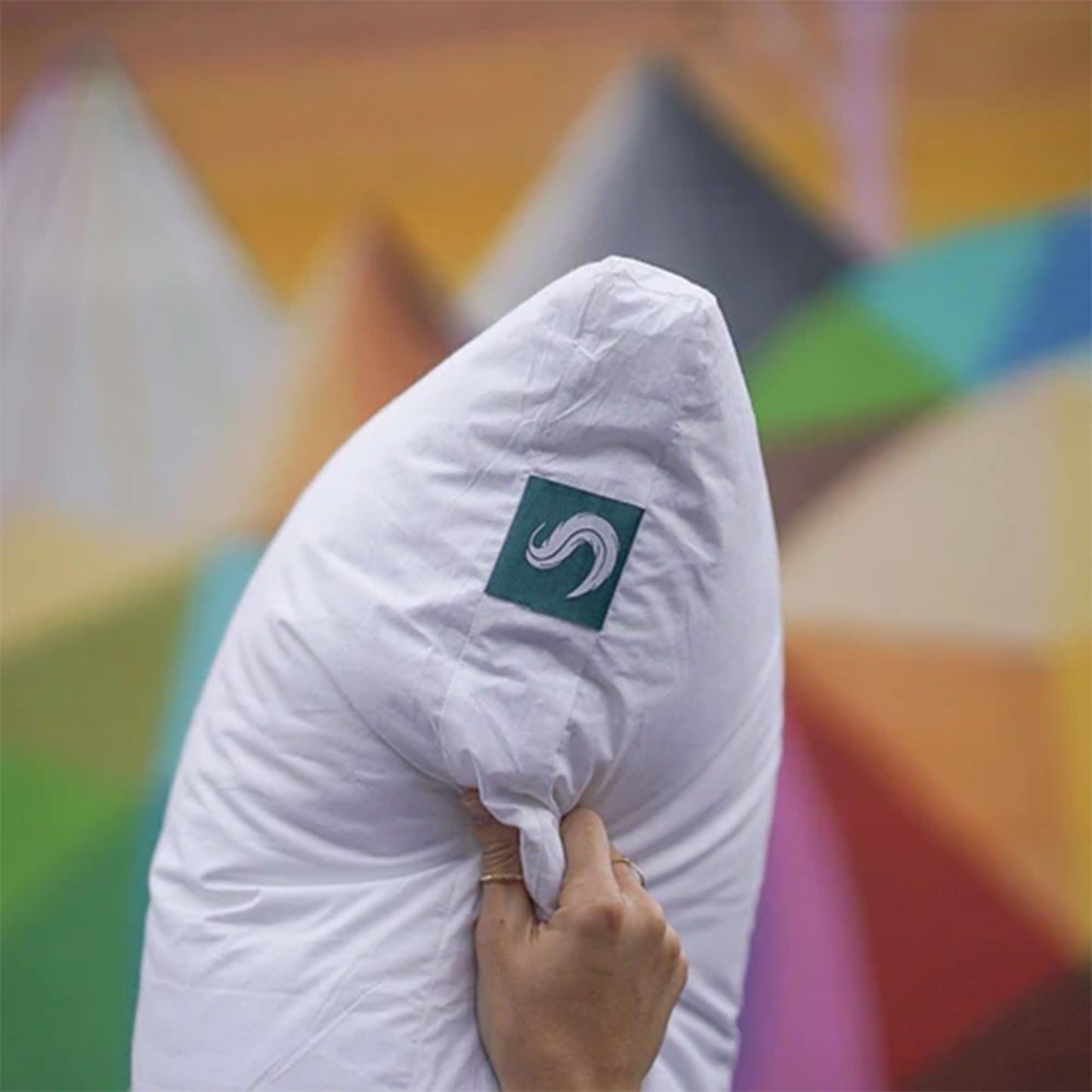 Sleepgram 2-Pack Cooling Bed Pillows & Removable Cover for Sleeping Sets, Queen Size - Adjustable and Washable Bedding Pillow Set for Comfortable Sleep - Medaid International