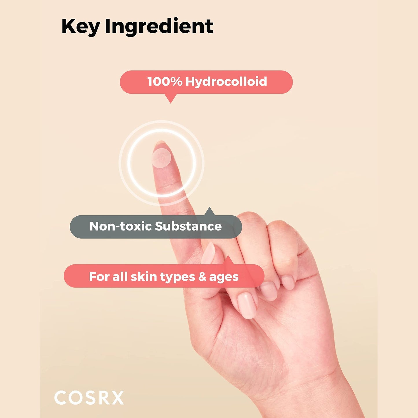 COSRX Master Patch Basic Value Pack, Overnight Acne Patch Hydrocolloid, Blemish Spot Sticker for Face, Strong adhesion & Thicker Spot Cover, 1 Sizes (90 Count) - Medaid International