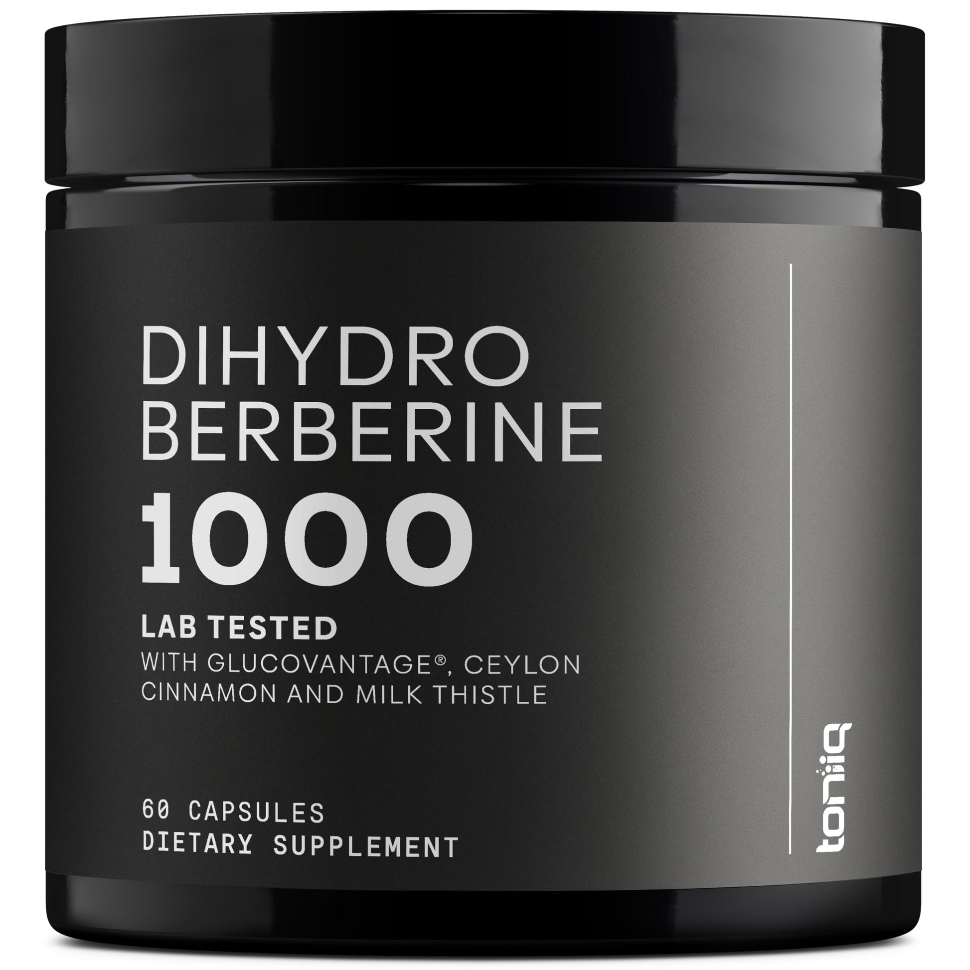 Dihydroberberine Supplement - Ultra High Potency 1,000mg Formula with GlucoVantage, 10:1 Ceylon Cinnamon & 50:1 Milk Thistle - Third-Party Lab Tested - Medaid International