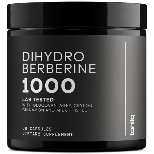 Dihydroberberine Supplement - Ultra High Potency 1,000mg Formula with GlucoVantage, 10:1 Ceylon Cinnamon & 50:1 Milk Thistle - Third-Party Lab Tested - Medaid International