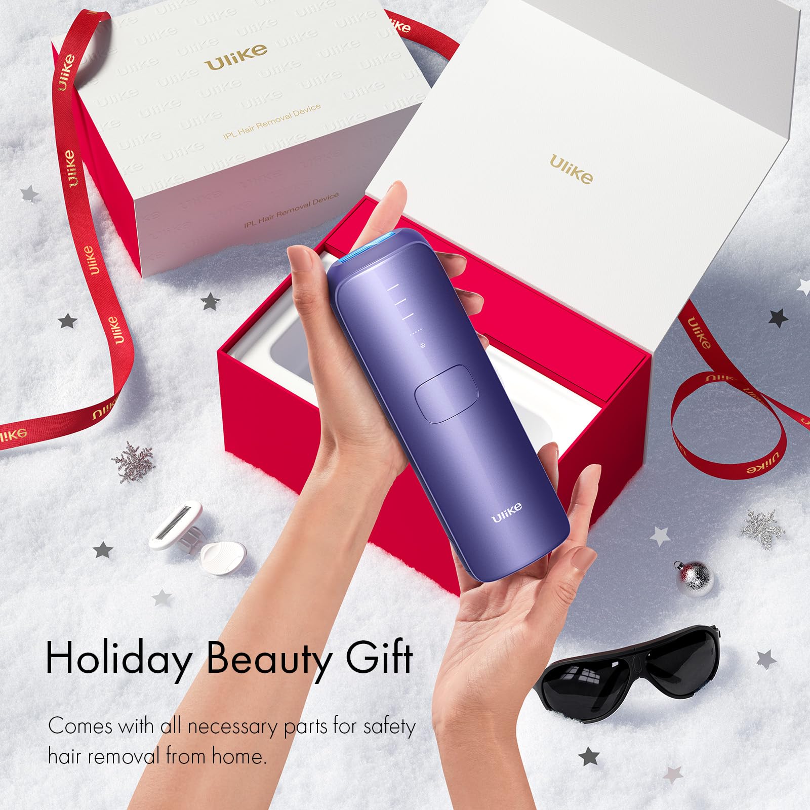 Ulike Laser Hair Removal for Women and Men, Air 3 Ice-Cooling IPL Hair Removal Device for Nearly Painless & Long-Lasting Results, 3 Modes & Auto Flashing for Fast Full Body Hair Removal from Home - Medaid International