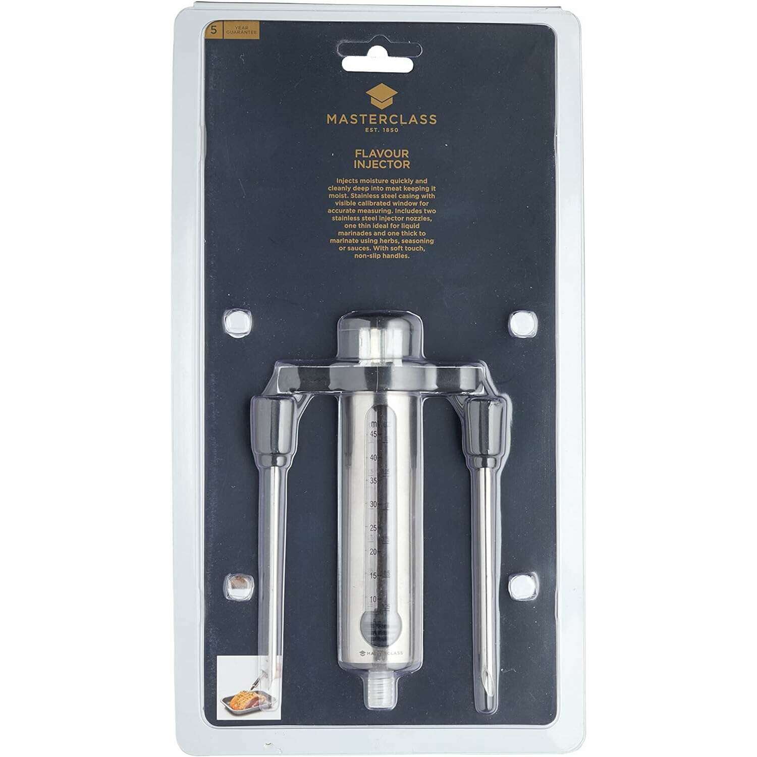 MasterClass Stainless Steel Flavour Injector - Medaid International