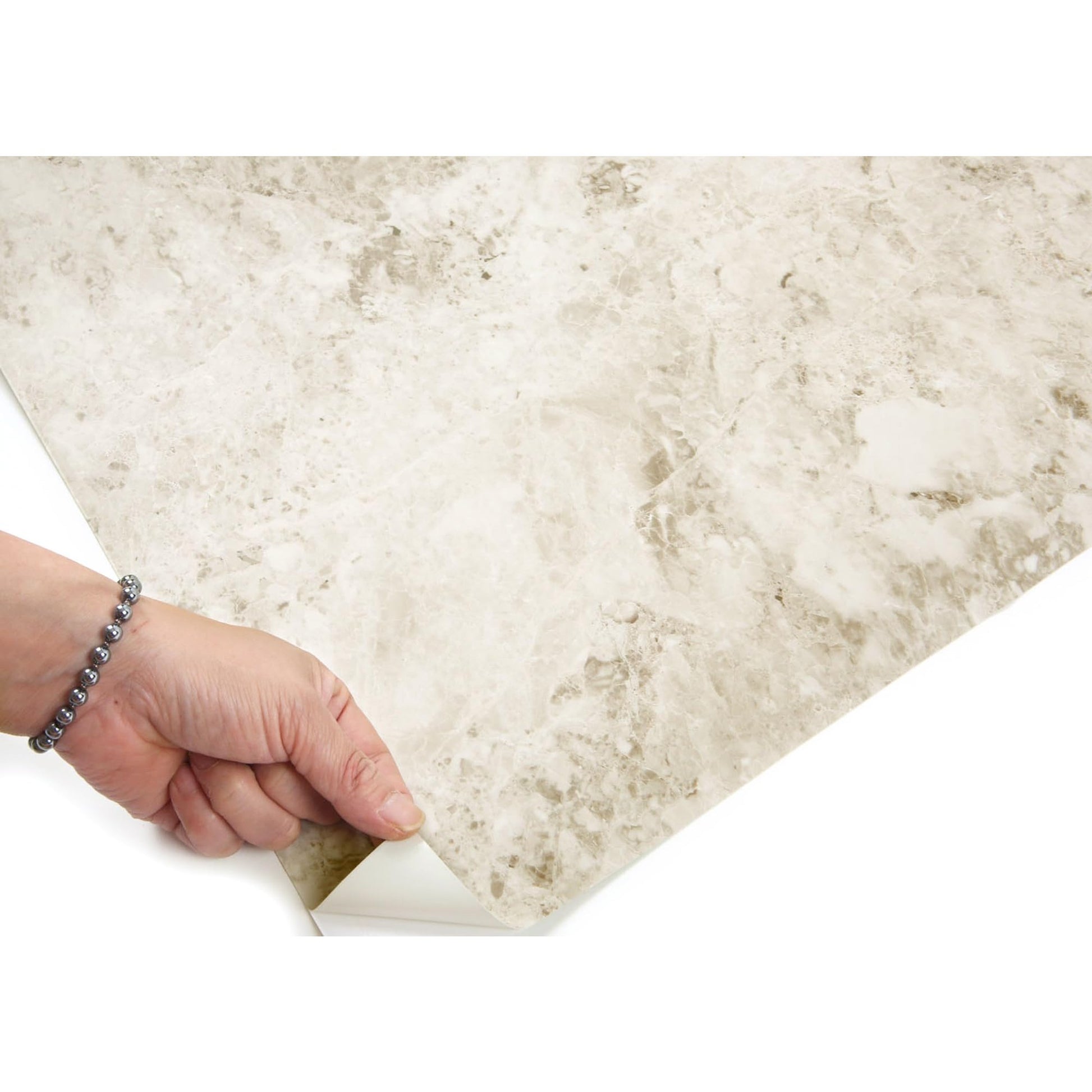 ROSEROSA Peel and Stick PVC Faux Marble Self-Adhesive Wallpaper Covering Counter Top Shelf Liner PMS4138 - Medaid International