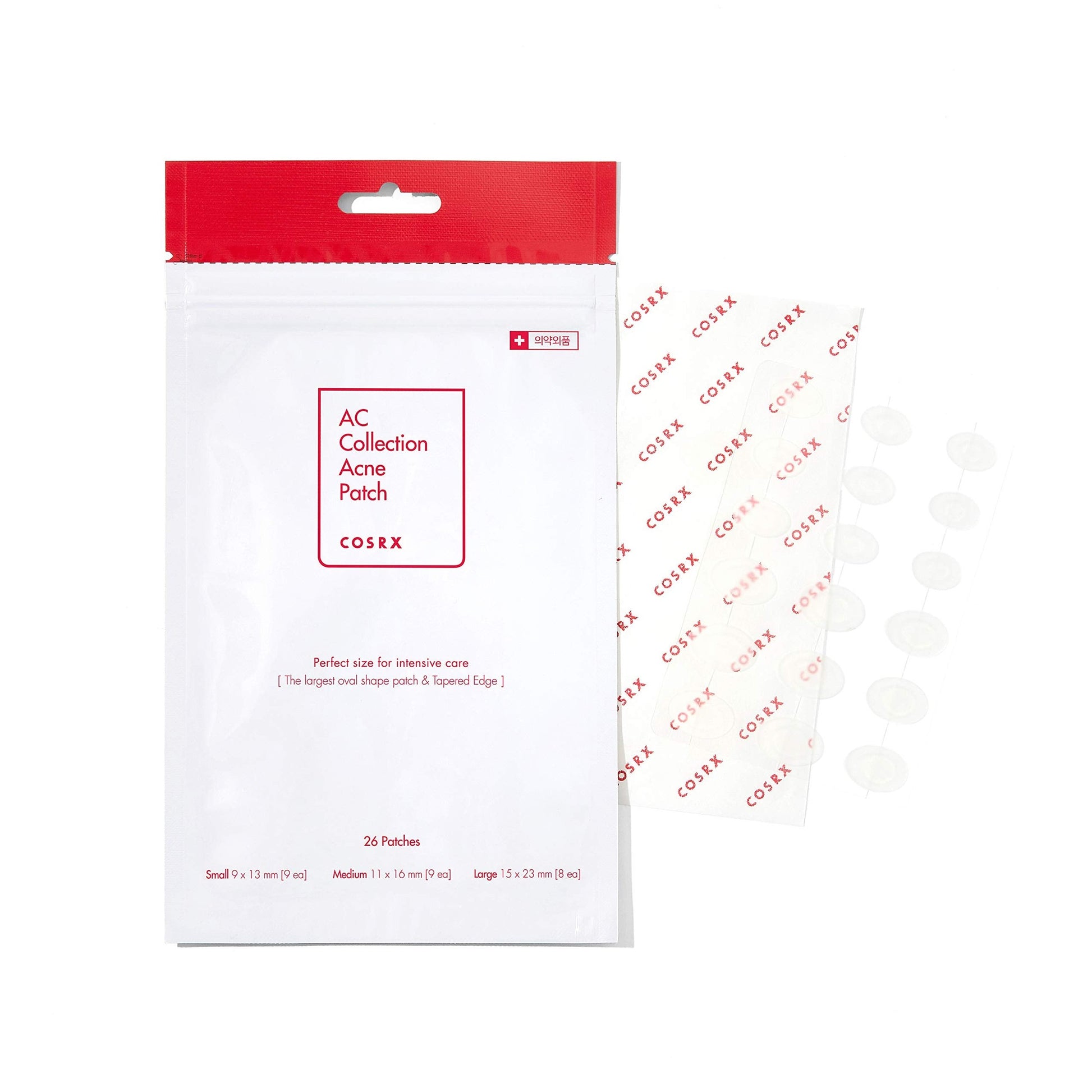 COSRX AC Collection Acne Patch, 26 Patches with Centella Asiatica Extract, Blemishes and Zits Cover, Spot Stickers for Face and Body - Medaid International