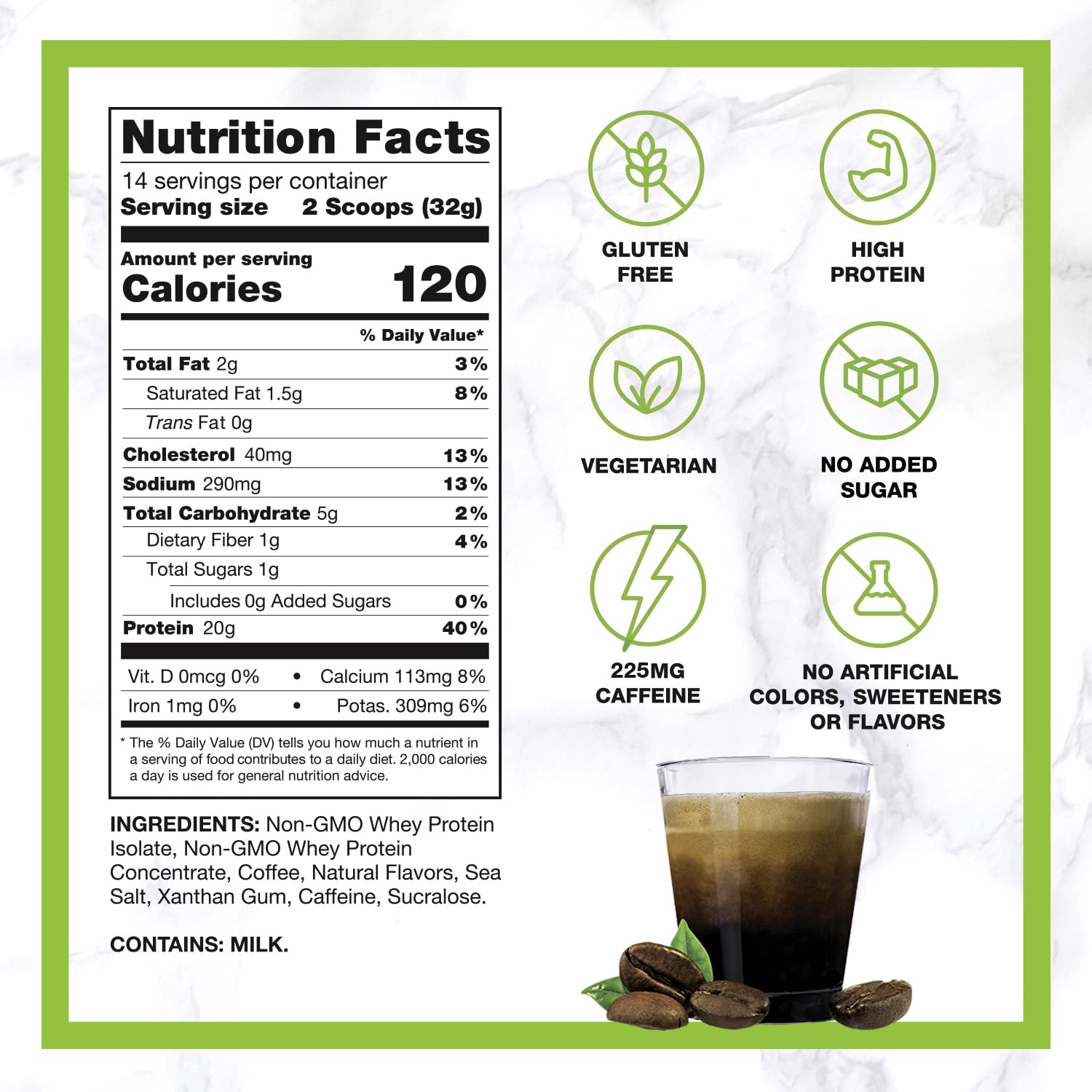 CHIKE Triple Shot Espresso & Cream Protein Iced Coffee, 20 G Protein, 3 Shots Espresso, 1 G Sugar, Keto Friendly and Gluten Free, 14 Servings (15.8 Ounce)… - Medaid International