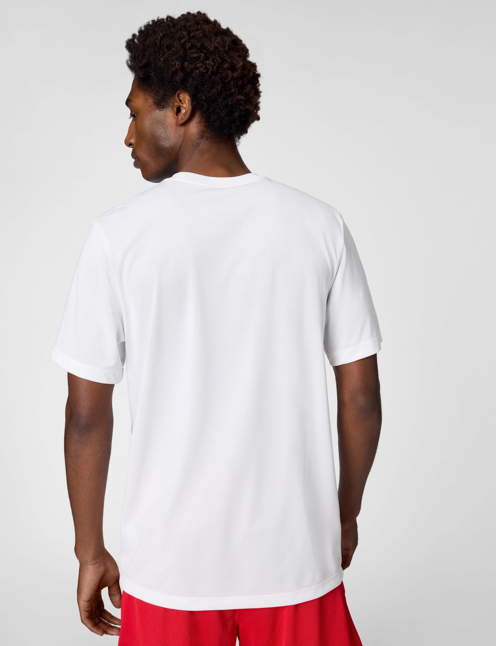 Nike Men's Dri-Fit Legend Fitness T-Shirt, White/Black, Medium - Medaid International