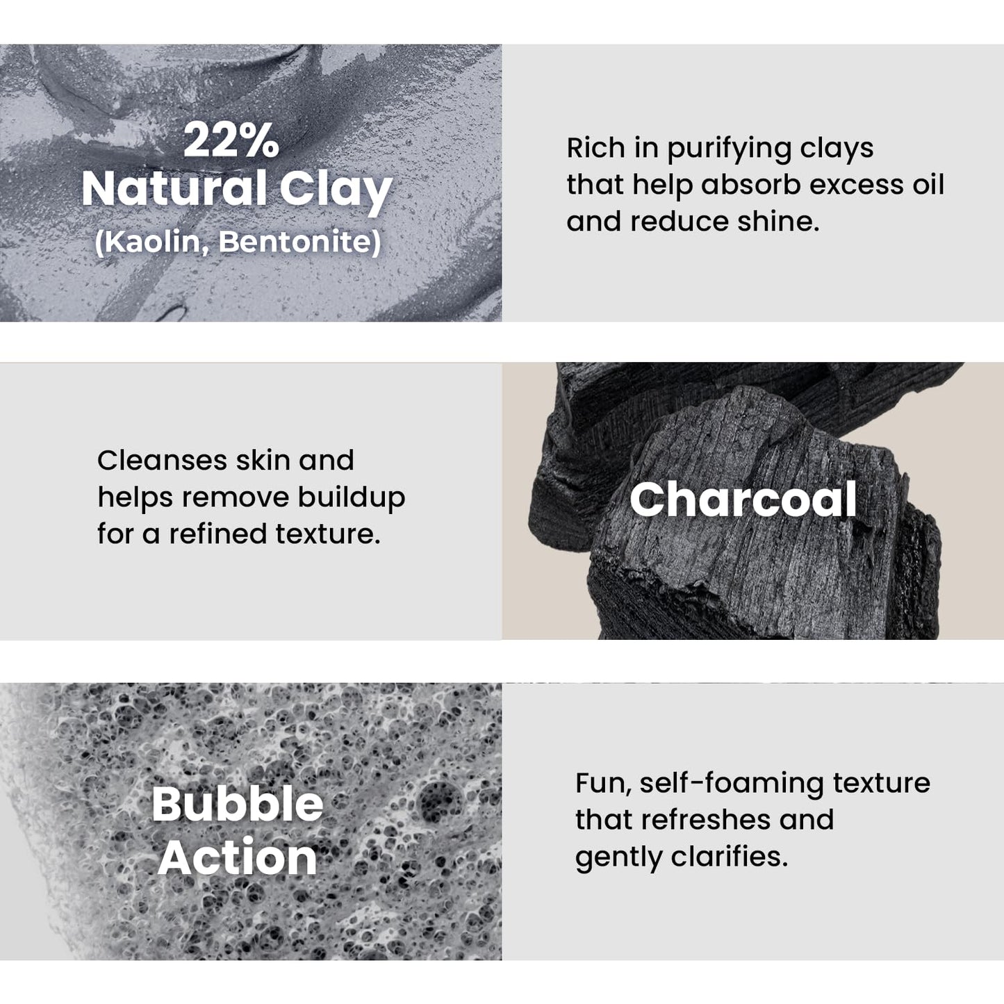 GLAM UP Clean Bubbling Carbonated Clay Mask for Face Purifying- Blackhead Remover, Peel Off, Pore Clearing, Deep Cleansing, Detoxing Bubble Clay Mask, Vegan 135ml (4.56 Fl Oz) - Medaid International