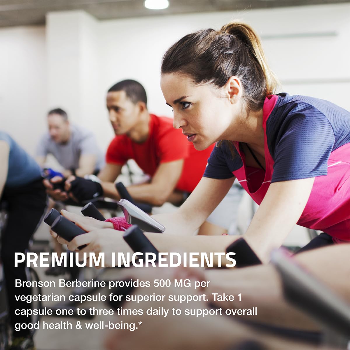 Bronson Berberine As Berberine HCI Berberis Aristata 500mg Per Vegetarian Capsule Non-GMO, 30 Vegetarian Capsules - Medaid International