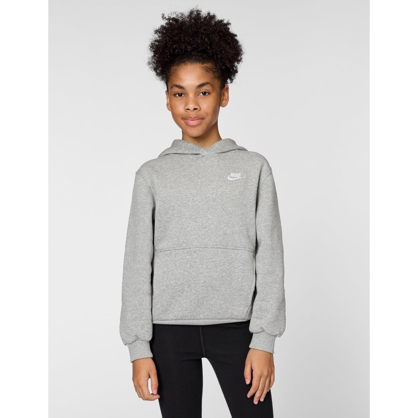 Nike Kids' Big Sportswear Club, Dark Grey Heather/White - Medaid International