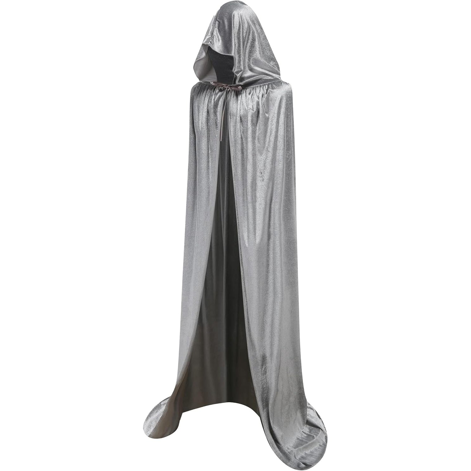 Unisex Full Length Hooded Robe Cloak Long Velvet Cape Cosplay Costume - Medaid - Lebanon