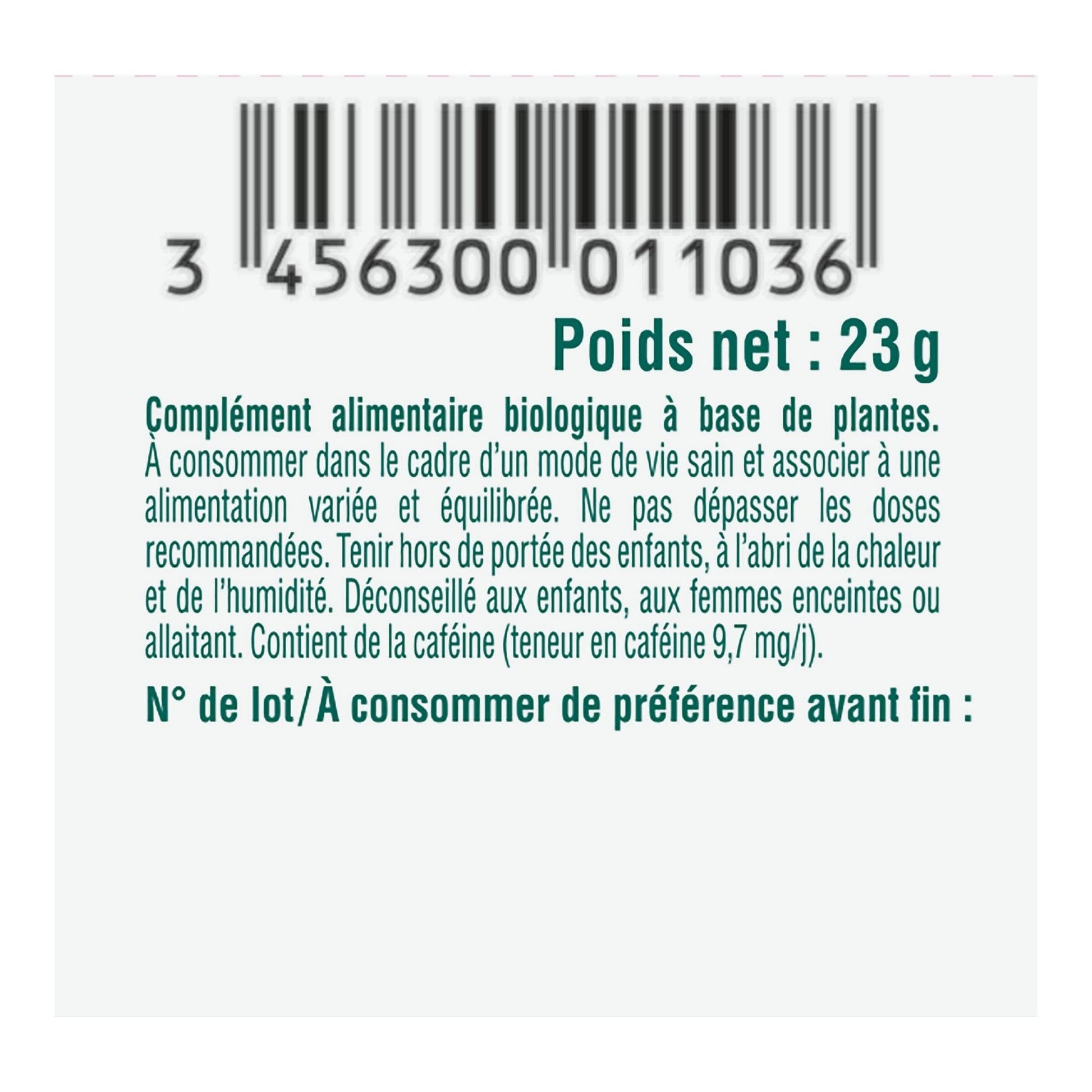 Biosens - Gélule végétale Stimulant Minceur - Artichaut et Guarana - Certifié Bio AB Vegan - Fabriqué en France - Actifs 100% Végétaux - Programme de 15 jours - 45 gélules - Medaid International