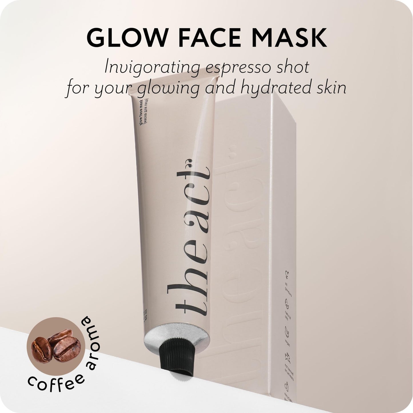 Facial Mask - Moisturizer Coffee Face Mask -Hydrating Face Masks Skincare, Antioxidants for All Skin Types | Lightweight, Non-Greasy 2Fl Oz - Medaid International