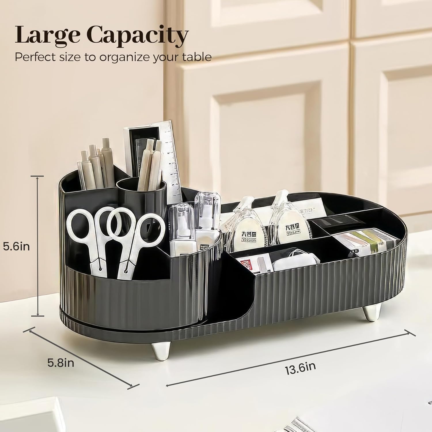 Large Rotating Makeup Organizer - Medaid International