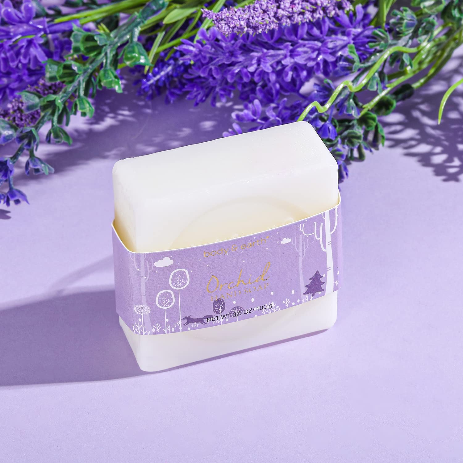 Spa Gifts for Women, Body & Earth 5 Pcs Gifts for Women Orchid Gift Sets, Bath and Body Womens Bath Gifts, Christmas Gift - Medaid International