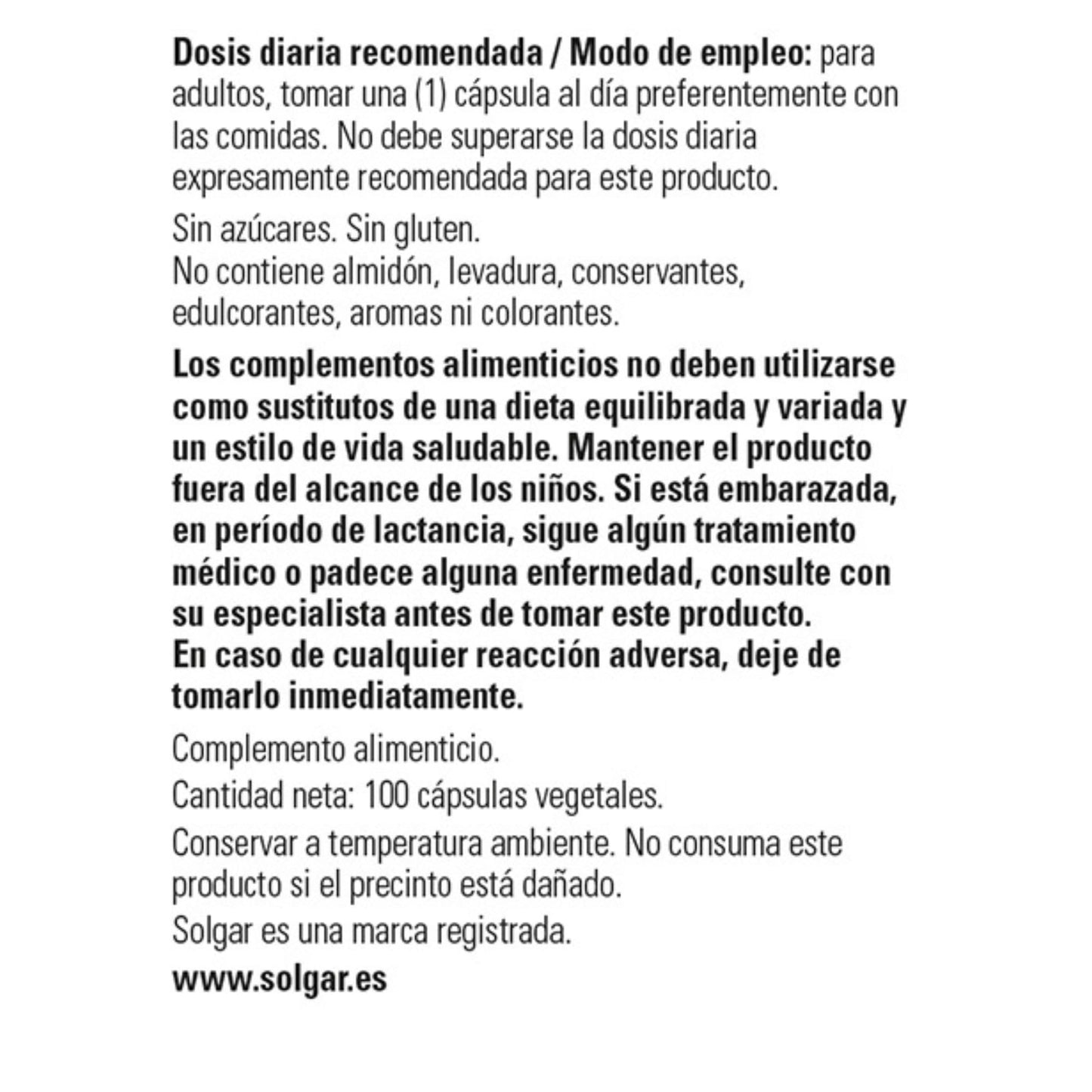 Solgar Biotin 5000Mg Veggie 100 Vc, 100 Ct - Medaid International