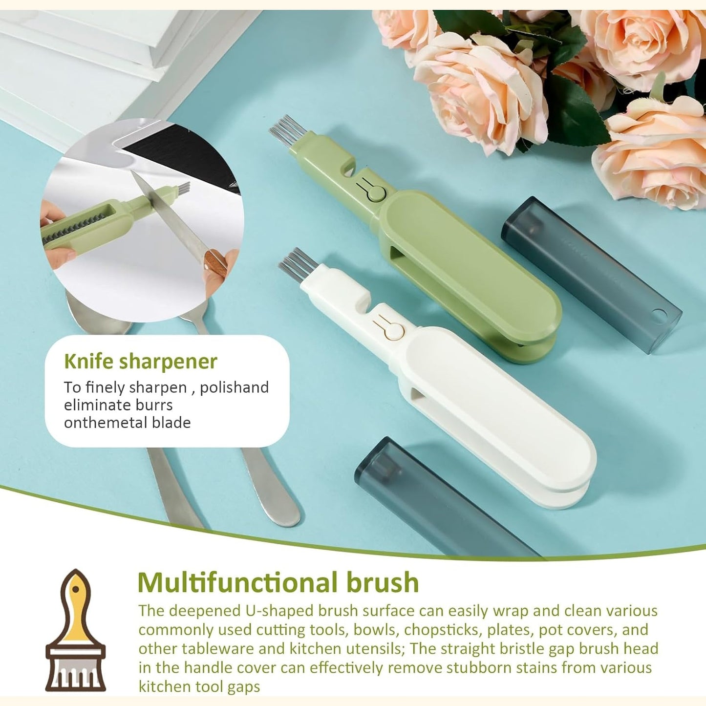 Multifunctional Cutlery Cleaning Brush - Medaid International