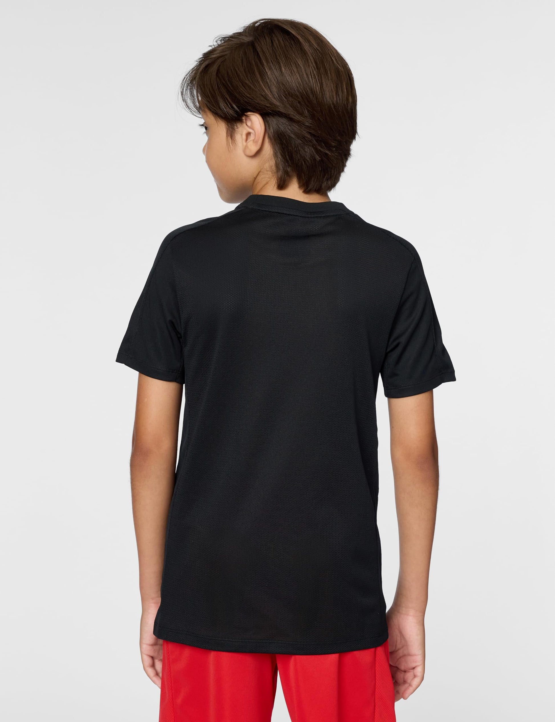 Nike Kid's Trophy23 Dri-Fit Short-Sleeve Top, Black/Black/White, Medium - Medaid International