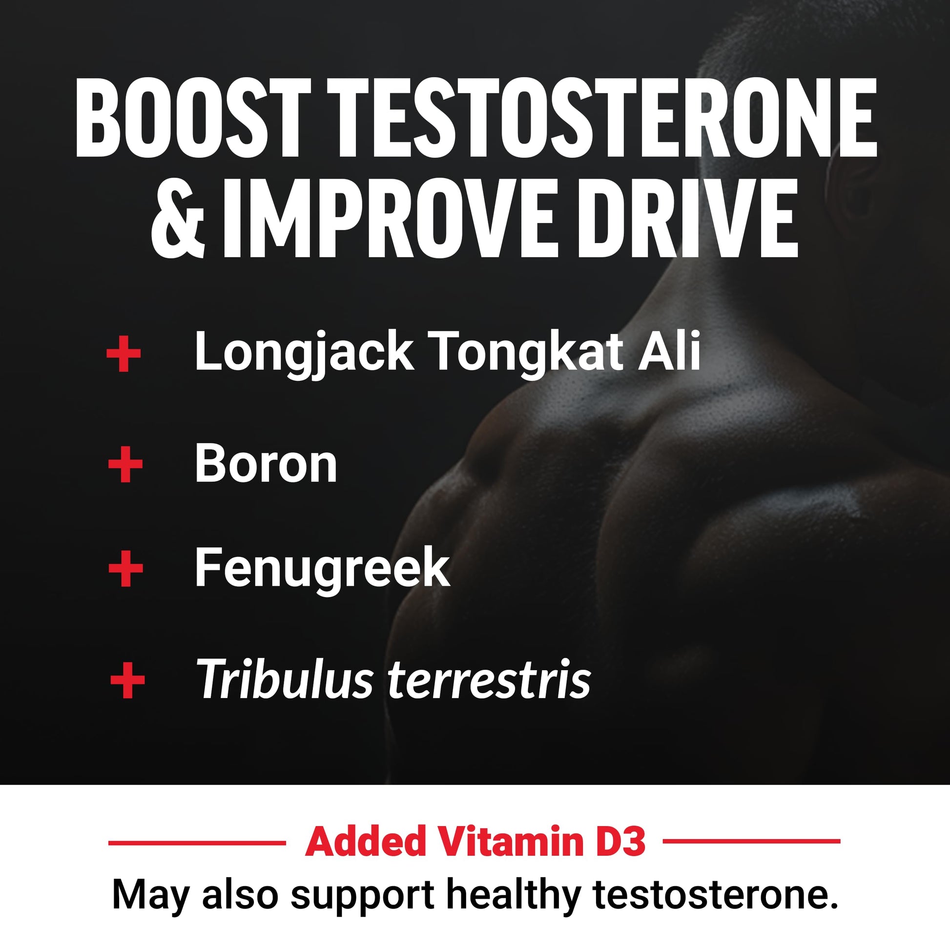 Force Factor Test X180 Gummies Testosterone Booster for Men with Tongkat Ali, Horny Goat Weed, Tribulus Terrestris, Fenugreek, & Black Maca, Supplement Men, Berry Punch, 60 Gummies, 1-Pack - Medaid International