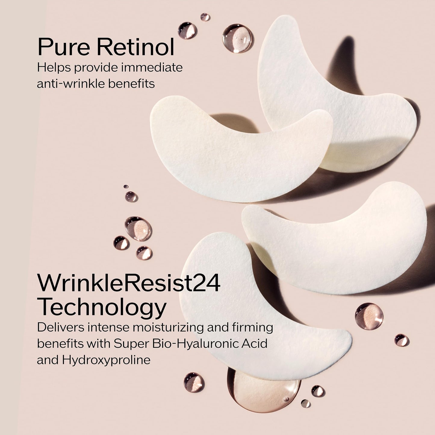 Shiseido Benefiance WrinkleResist24 - Pure Retinol Express Smoothing Eye Mask - 12 Sets of Two Eye Masks - Reduces Appearance of Wrinkles in 15 Minutes - Medaid International