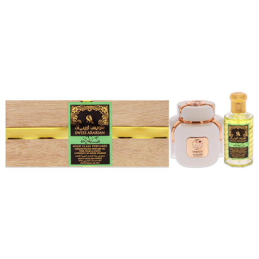 SWISS ARABIAN Sandalia Green - Woody Scent Notes - Long Lasting and Addictive Unisex Fragrance - A Seductive Signature Aroma - 3.2 oz Perfume Oil - Medaid International