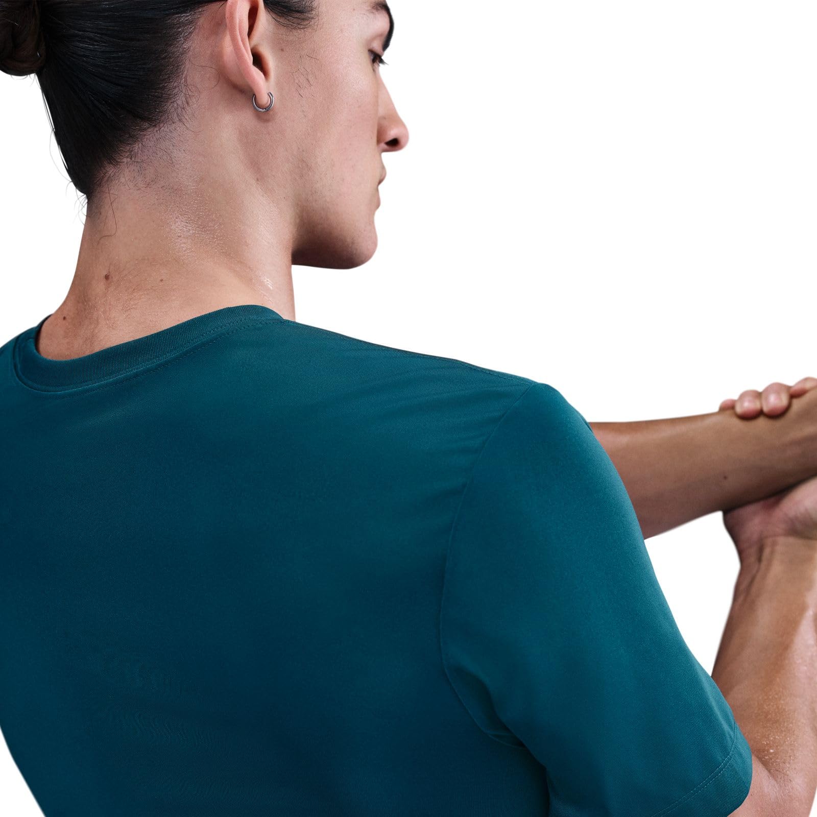 Nike Men's Dri-Fit Legend Fitness T-Shirt, Blue Force/Matte Silver, Large - Medaid International