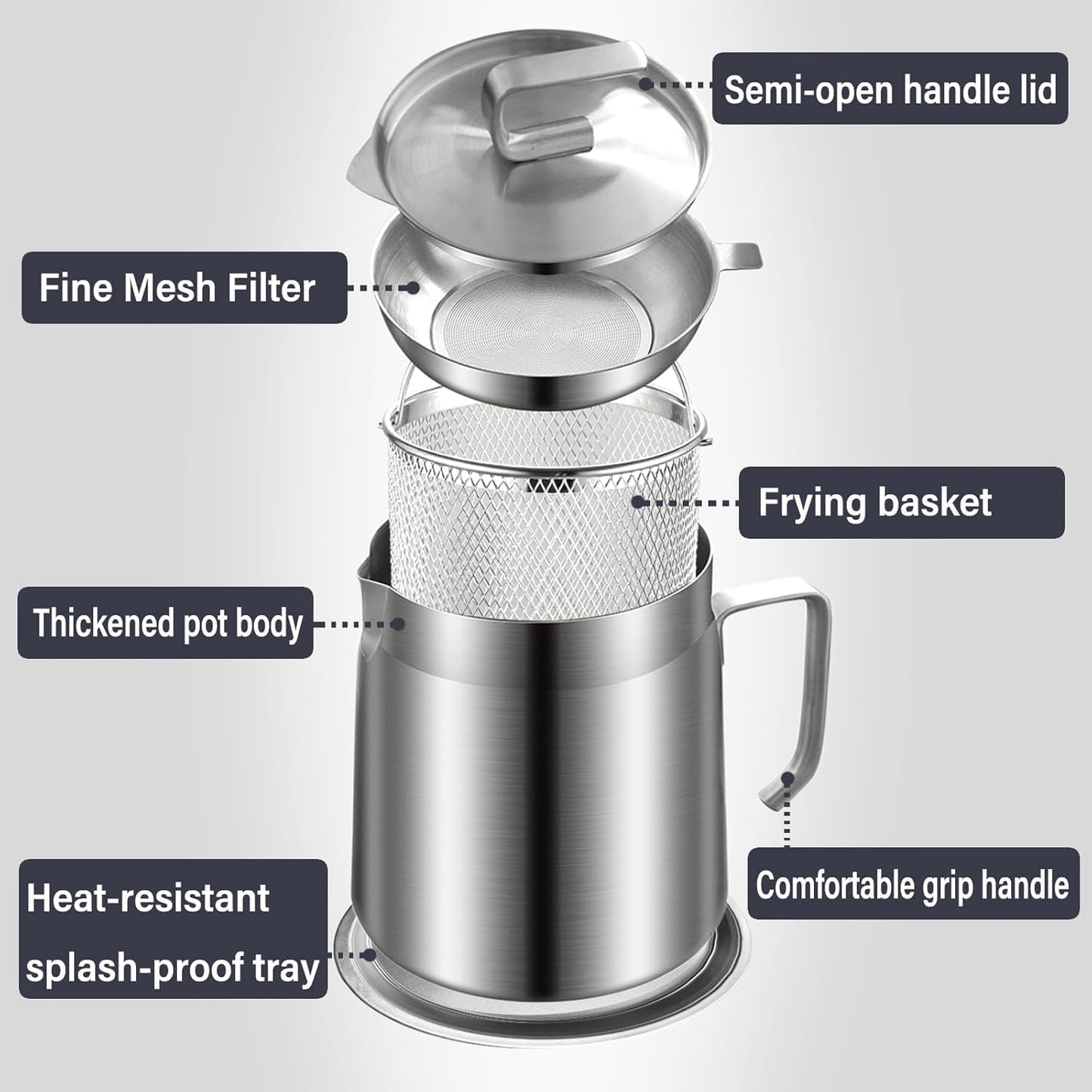 3-in-1 Oil Strainer Pot - Medaid International