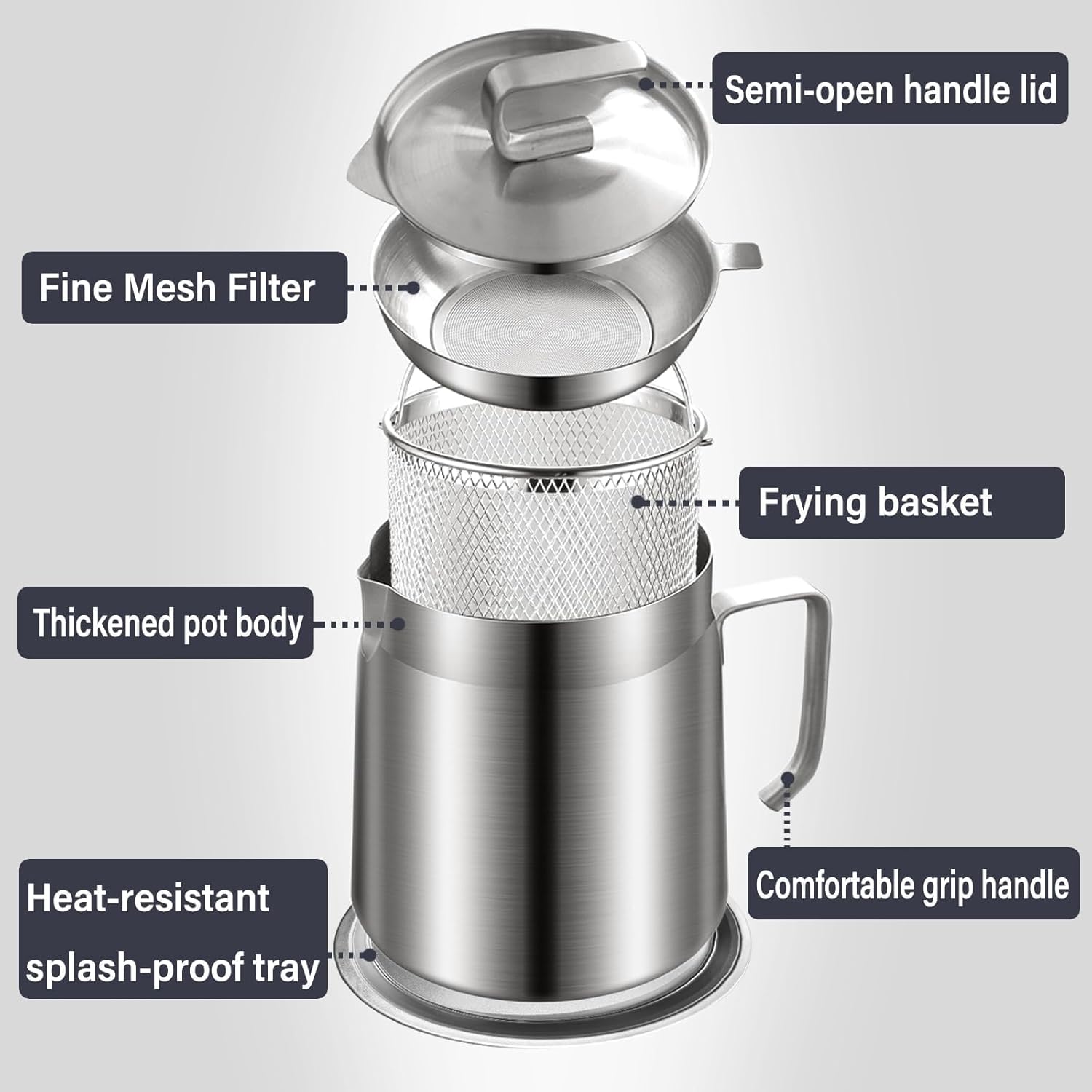 3-in-1 Oil Strainer Pot - Medaid International
