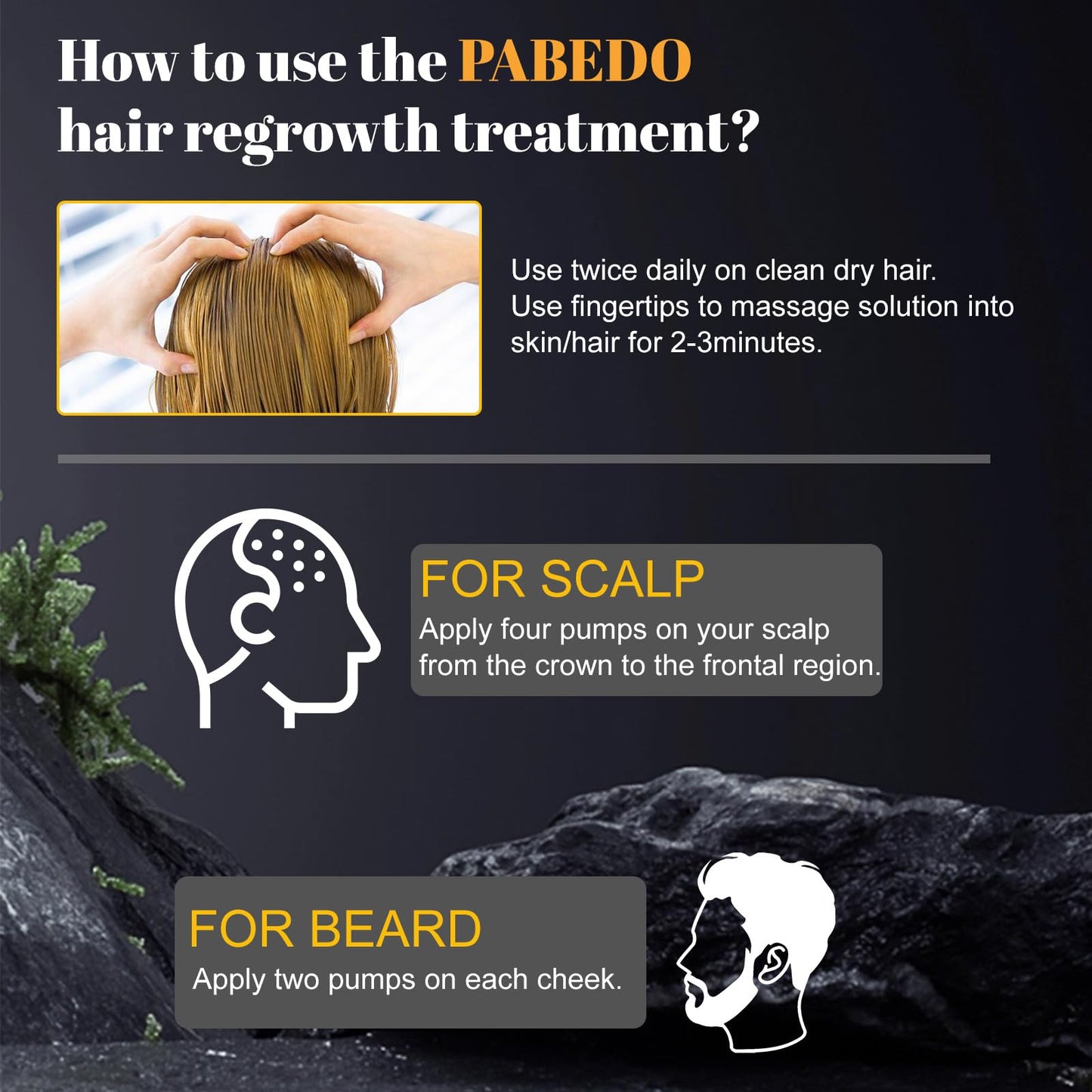 5% Minoxidil for Men and Women Hair Growth Serum - Castor Oil & Biotin Hair Growth Spray Hair Regrowth Treatment for Scalp Hair Loss Hair Thinning For Thicker Longer Fuller Healthier Hair 100Ml - Medaid International