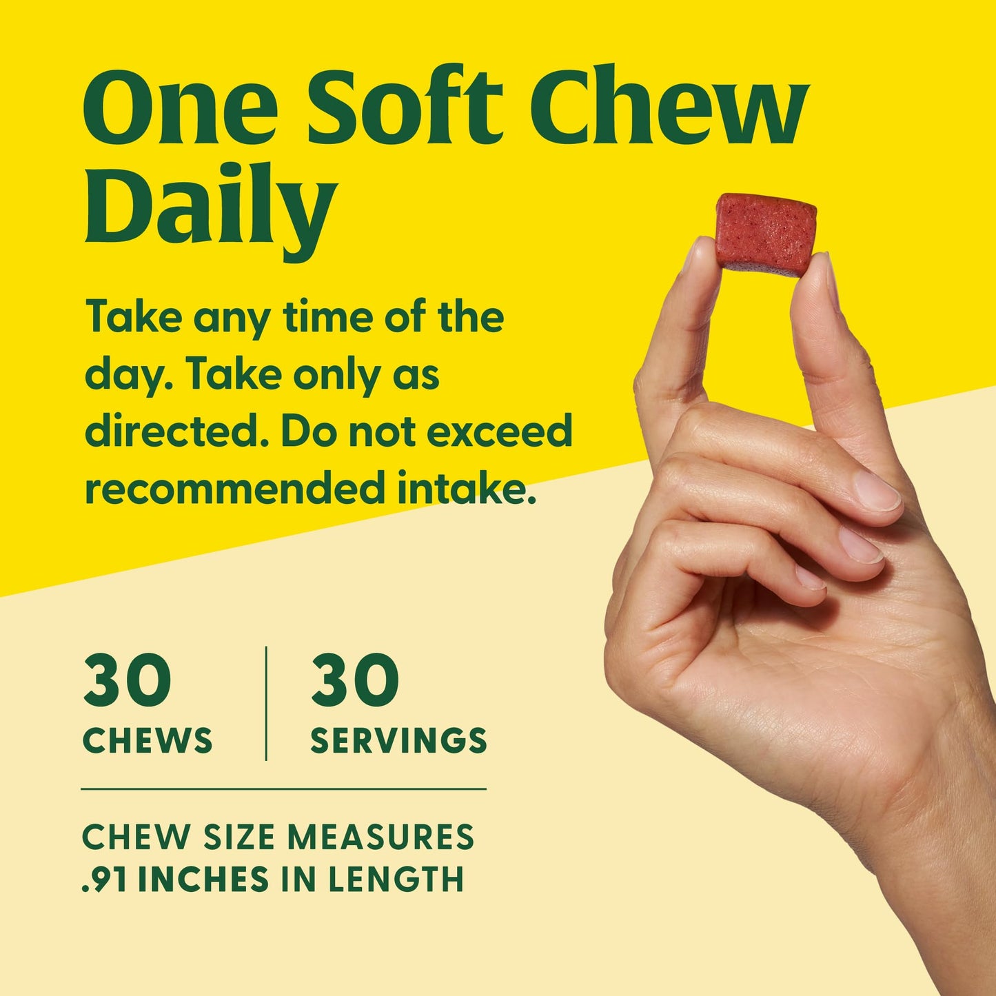 MegaFood Women's One Daily Multivitamin Soft Chews - Multivitamin for Women with Folate, Vitamin B6, B12, Biotin, Vitamin D - Delicious Mixed Berry Flavor - Vegetarian, Non-GMO - 30 Chews - Medaid International