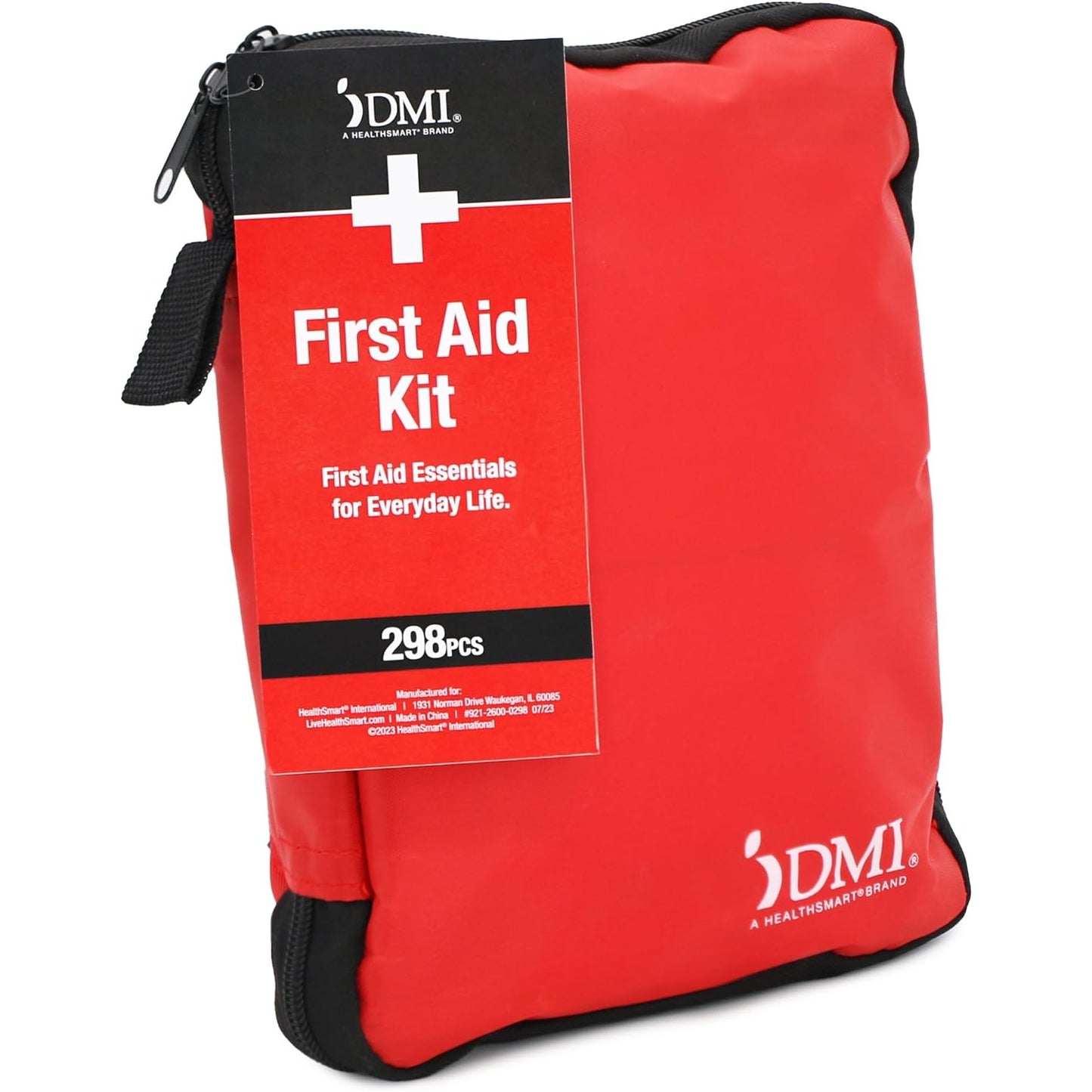 DMI 76-Piece First-Aid Kit, All-Purpose Use for Minor Cuts and Scrapes, Durable Water-Resistant Case, Convenient and Portable, FSA & HSA Eligible - Medaid