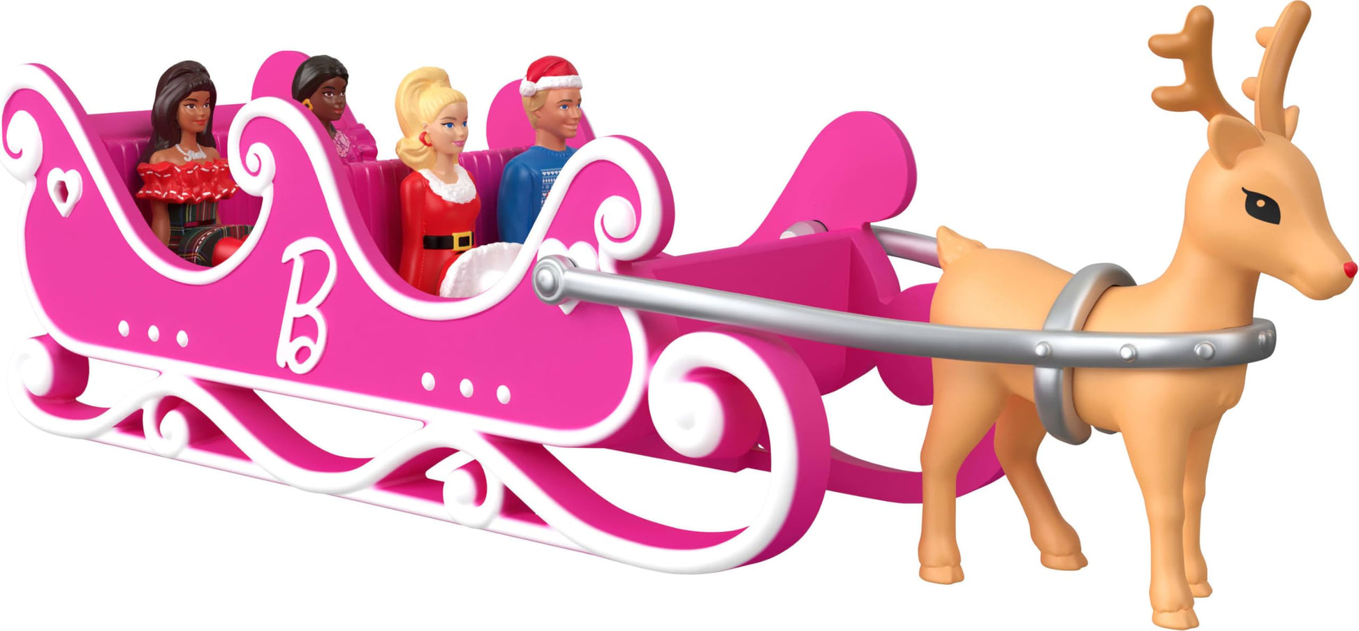 Barbie Mini Land Collectible Advent Calendar with 1.5-Inch Dolls & 24 Days of Surprises, Winter Village Play Areas for Storytelling Fun - Medaid International