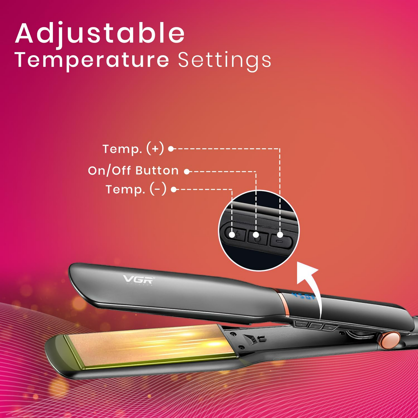 VGR V519 Professional Hair Straightener - Medaid International