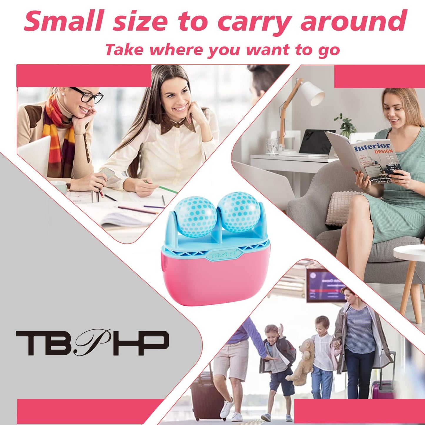 TBPHP Ice Roller BF01 for Face & Eye with Plastic Cover Massager Face Massage Roller Tools (Blue) - Medaid International