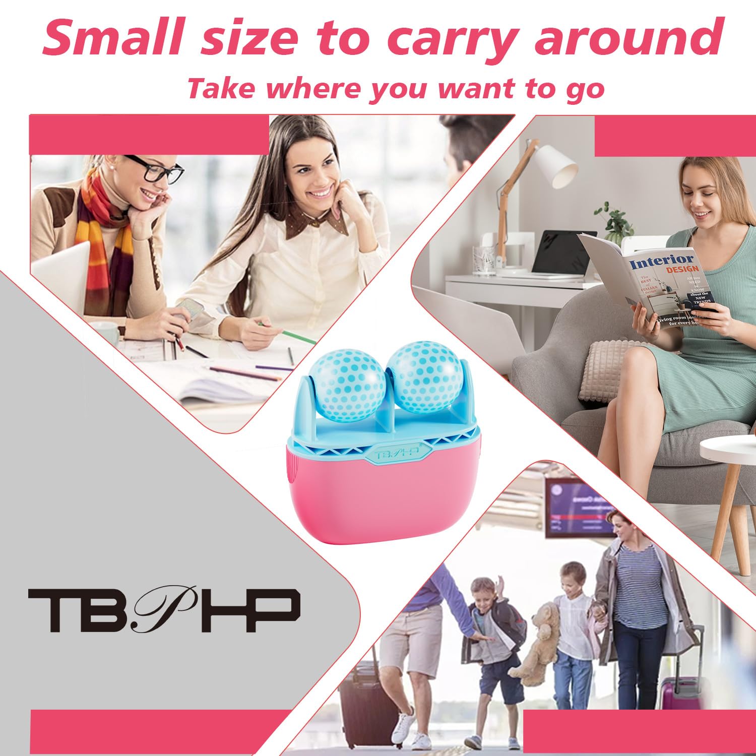 TBPHP Ice Roller BF01 for Face & Eye with Plastic Cover Massager Face Massage Roller Tools (Blue) - Medaid International