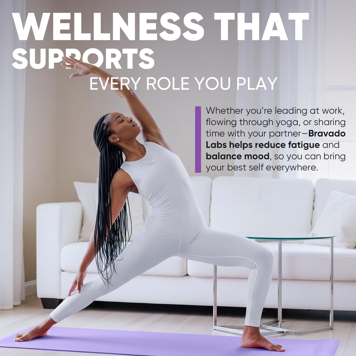 Bravado Labs Women’s Herbal Energy Supplement with Maca, Ashwagandha & Dong Quai – Plant-Based Capsules for Daily Balance, Focus & Wellness – 60 Vegan Capsules - Medaid International