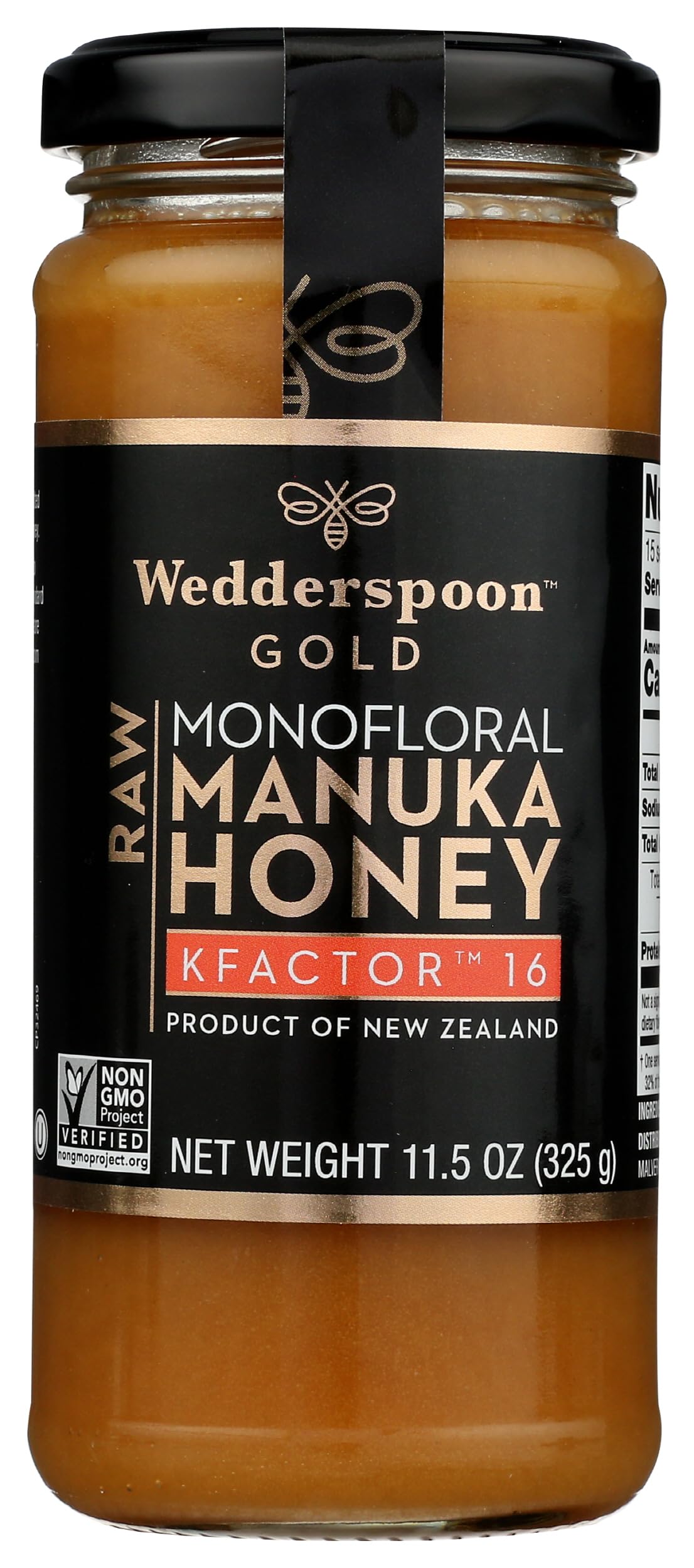 Wedderspoon 100% Raw Manuka Honey - KFactor 16 - 11.5 Ounces - Medaid International