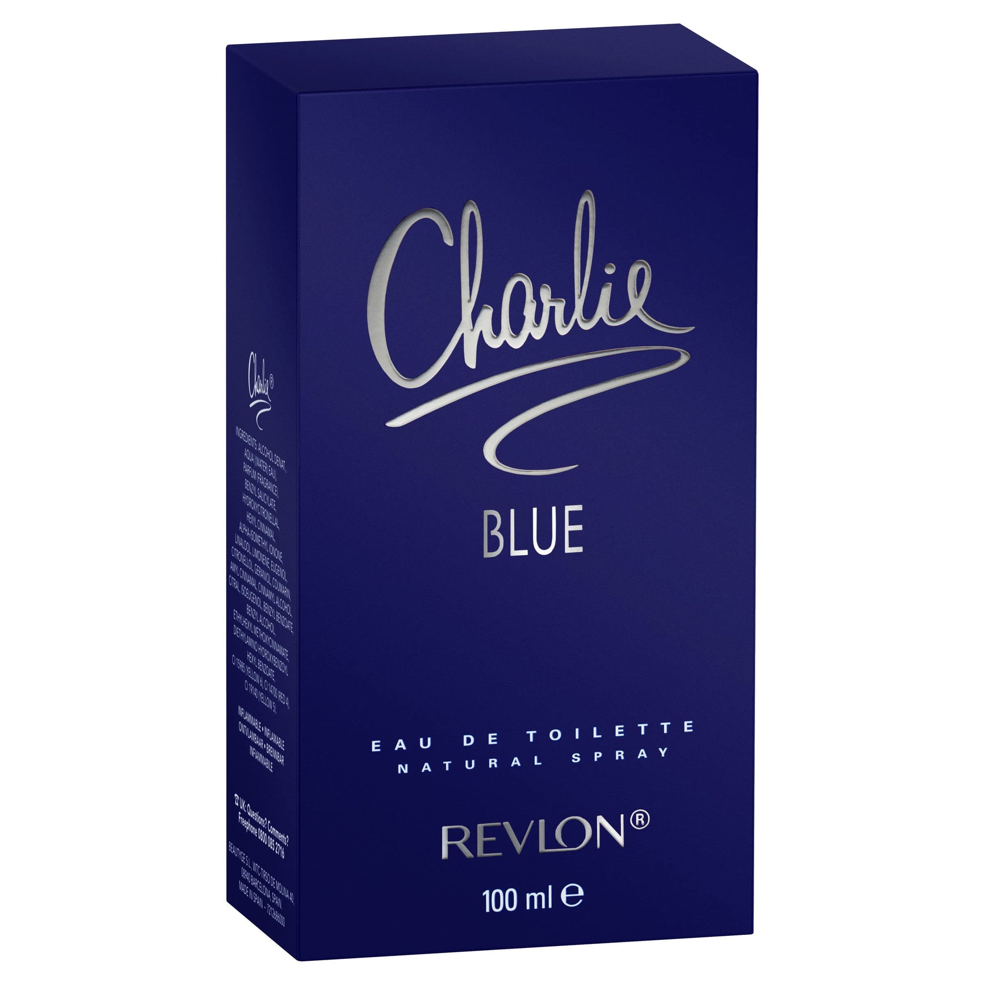REVLON Charlie Blue by for Women, Eau De Toilette Spray, 3.4 Ounce - Medaid International