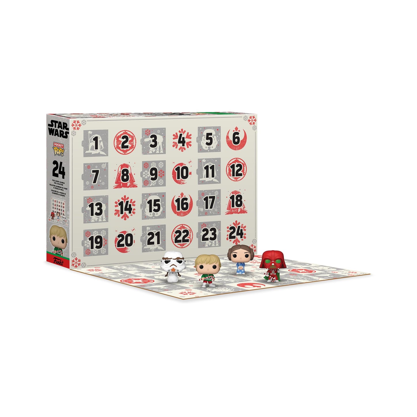 Funko Pop! Advent Calendar: Star Wars - 24 Days of Surprises - Collectible Vinyl Mini Figures - Mystery Box - Gift Idea - Holiday Present for Girls, Boys & Kids - Christmas Countdown - Medaid International