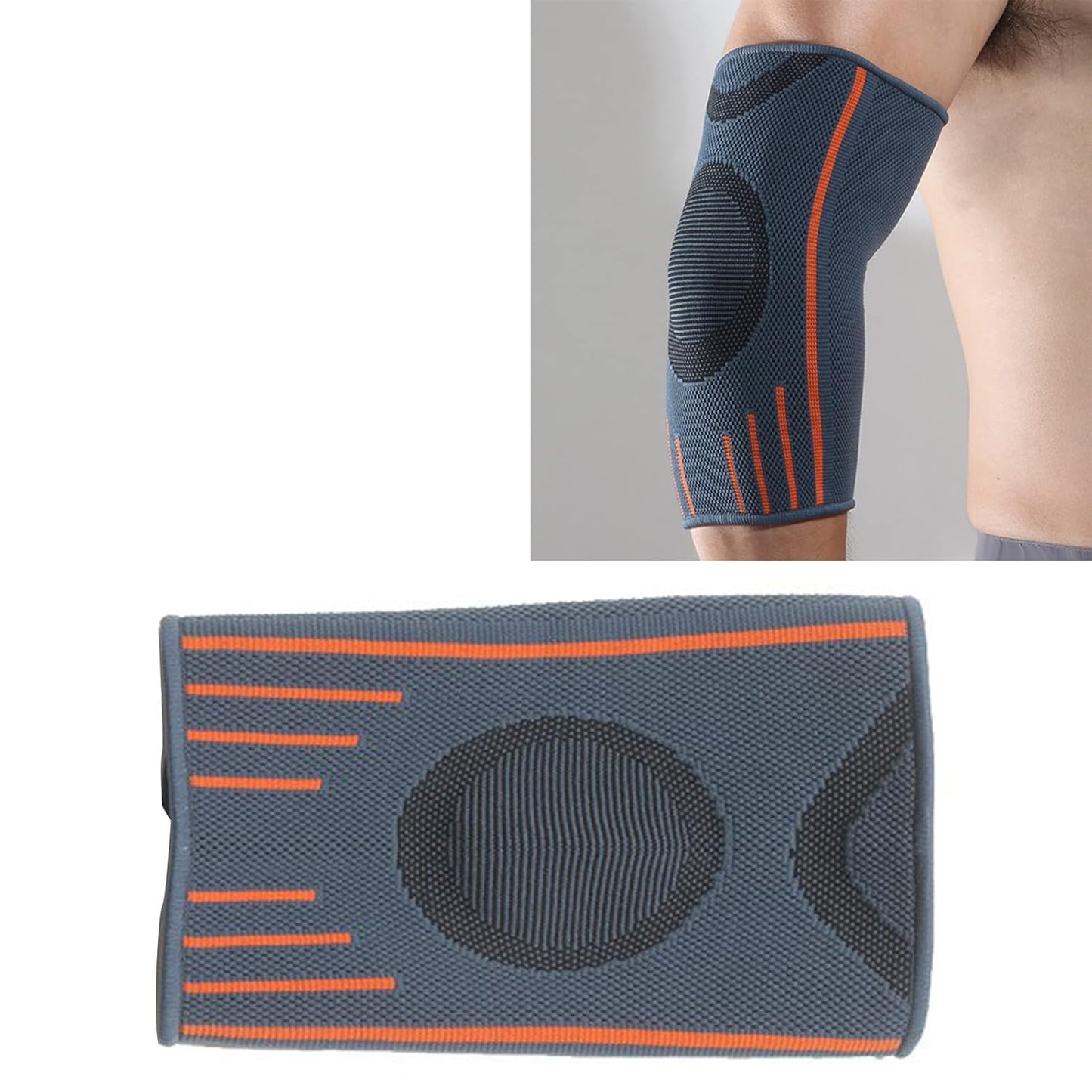 Srliya - Thickened Nylon Elbow Support for Basketball, Wear-Resistant, Size M