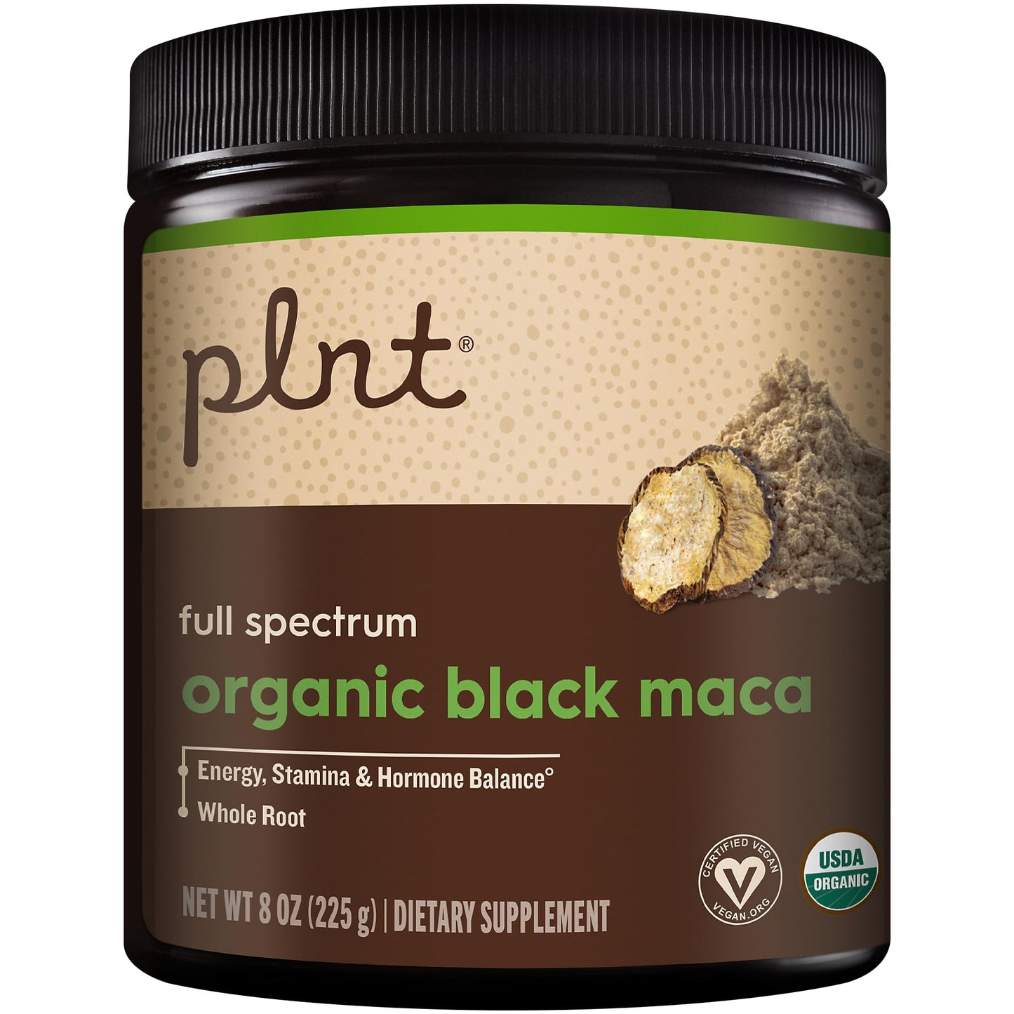 Organic Black Maca Powder Full Spectrum - Supports Energy, Stamina, & Hormone Balance (8 oz./45 Servings) - Medaid International