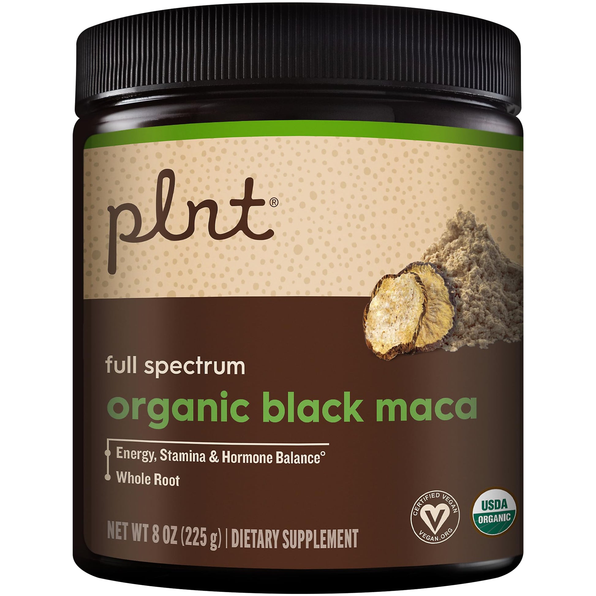Organic Black Maca Powder Full Spectrum - Supports Energy, Stamina, & Hormone Balance (8 oz./45 Servings) - Medaid International