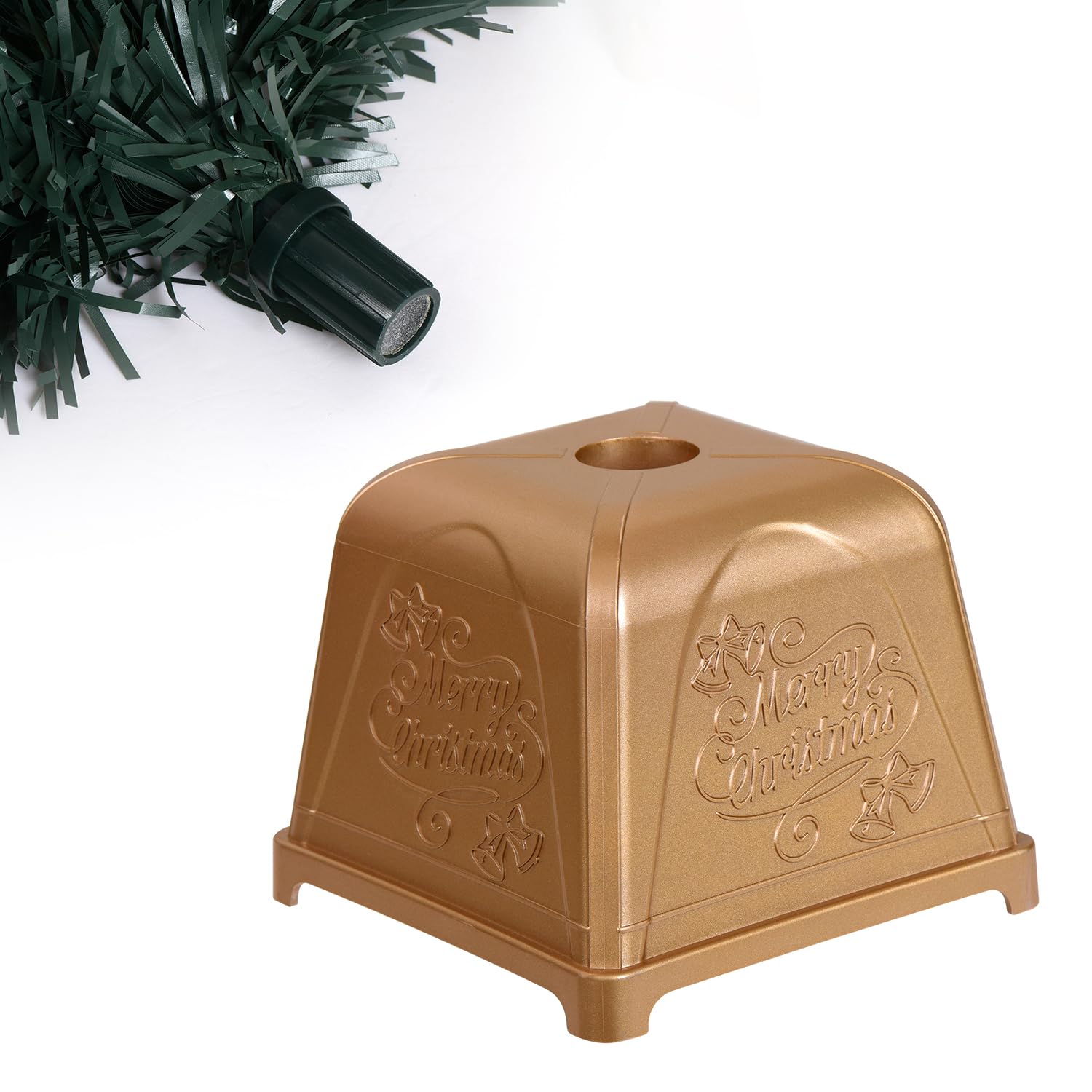 24inch Green Fiber Optic Christmas Tree,Pre-Lit Artificial Mini Christmas Tree, Tabletop Small Xmas Tree with Stars Holiday Home Decorations - Medaid International