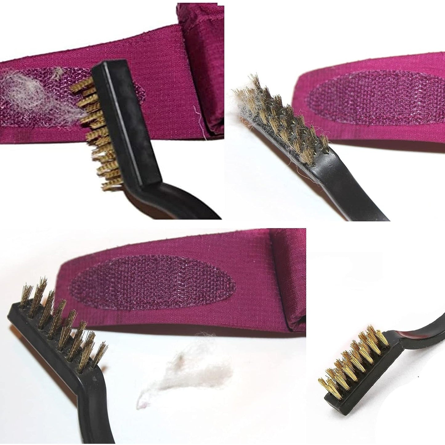Gas Stove Cleaning Brushes (3 Pcs) , Nylon/Brass/Stainless Steel Wire Brushes for Cleaning - Medaid International