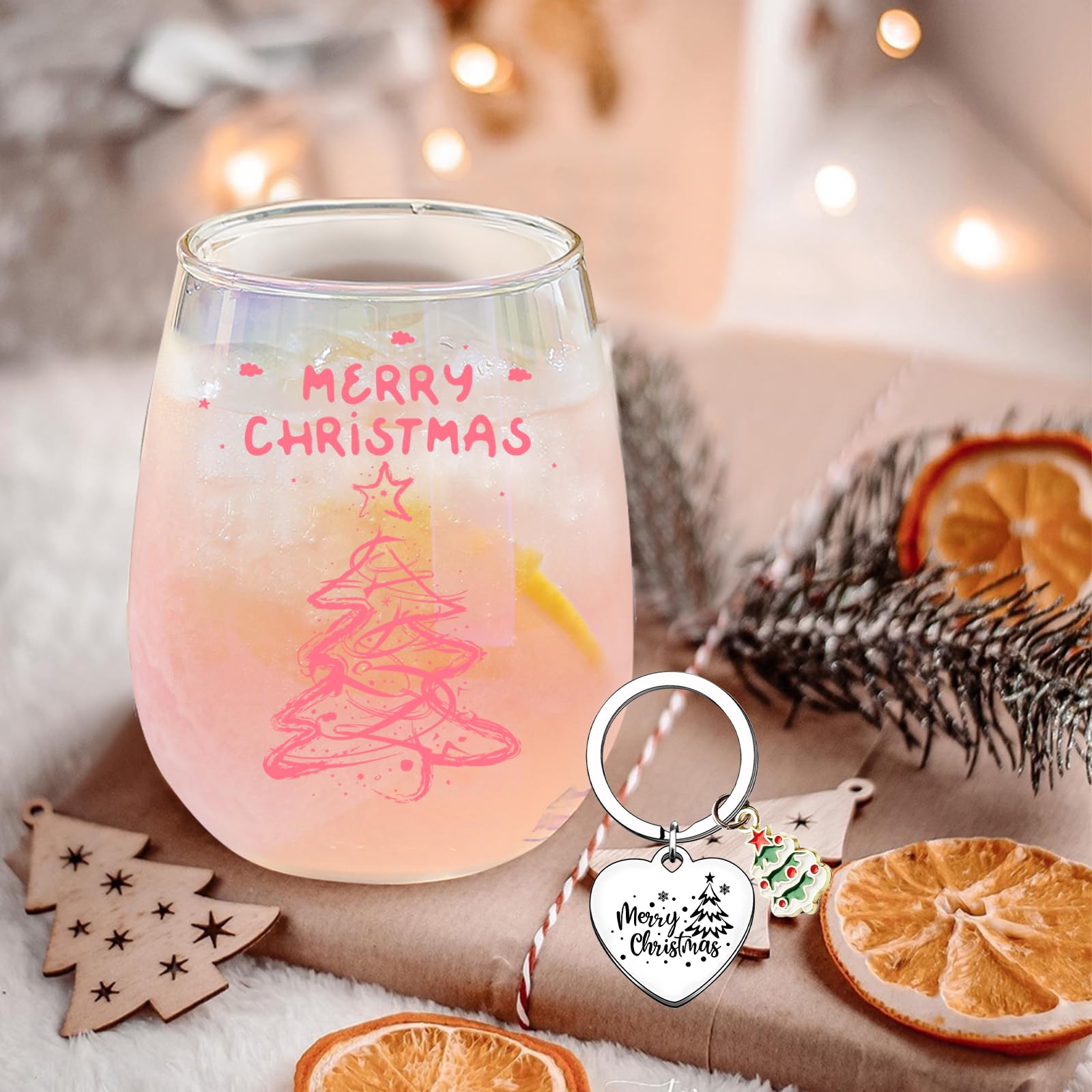 Funny Christmas Gifts: Tree Mugs, Wine Glasses & Stocking Stuffers - Kawaii White Elephant Gifts for Women, Moms, Friends & Sisters - Medaid International