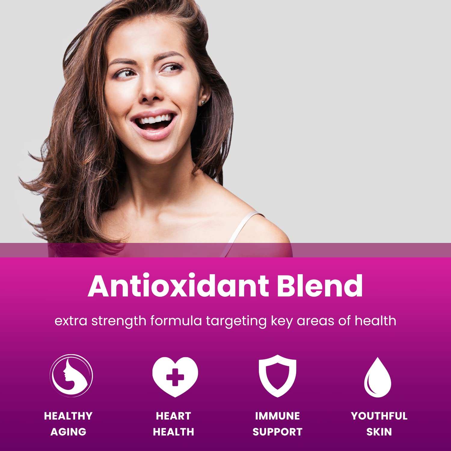 NutraChamps Resveratrol Supplement, Extra Strength Formula for Healthy Aging, Immune Support, 60 Vegan Capsules with Trans-Resveratrol, Green Tea Leaf, Acai Berry & Grape Seed Extract - Medaid International