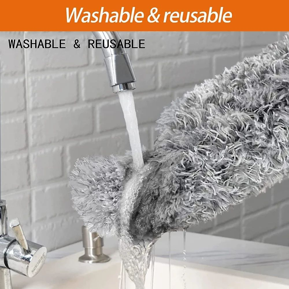 100 Inch Fan Duster, Extendable Microfiber Duster, Feather dust - Medaid International